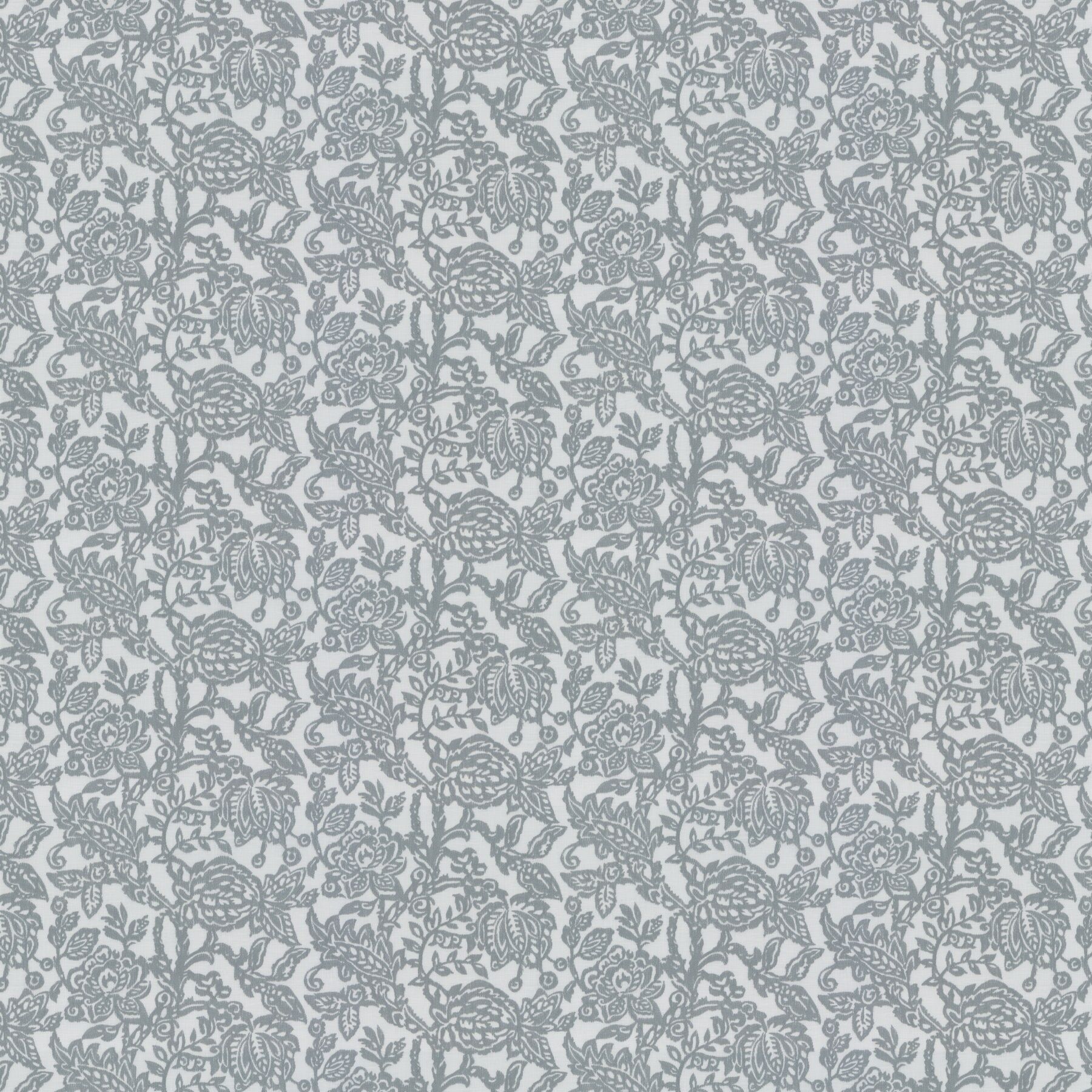 Ja7074 092 Rosalia Jab Vorhangstoff Meterware Gemustert Grau Weiss 1