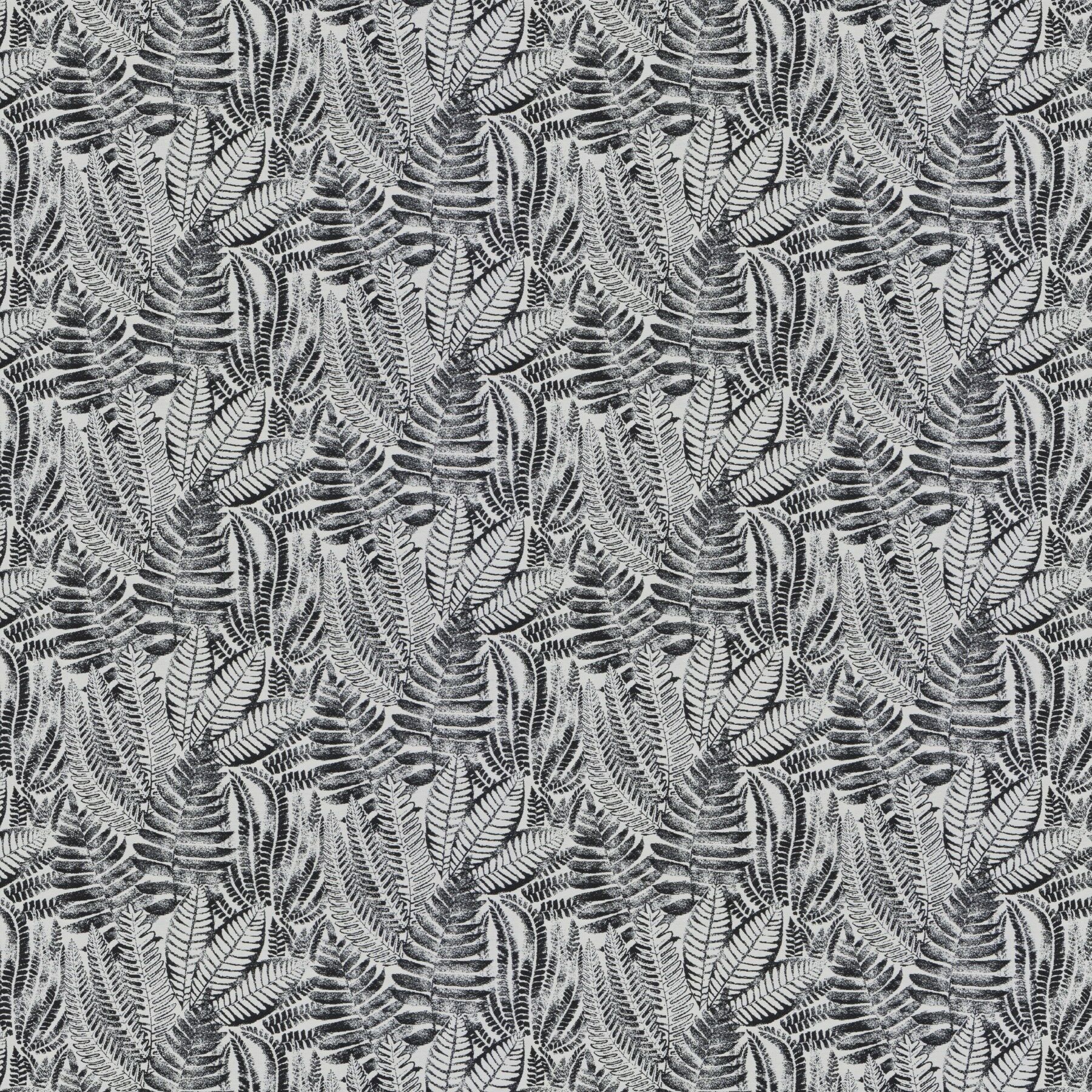 Ja7075 099 Palmera Jab Vorhangstoff Meterware Gemustert Schwarz 1