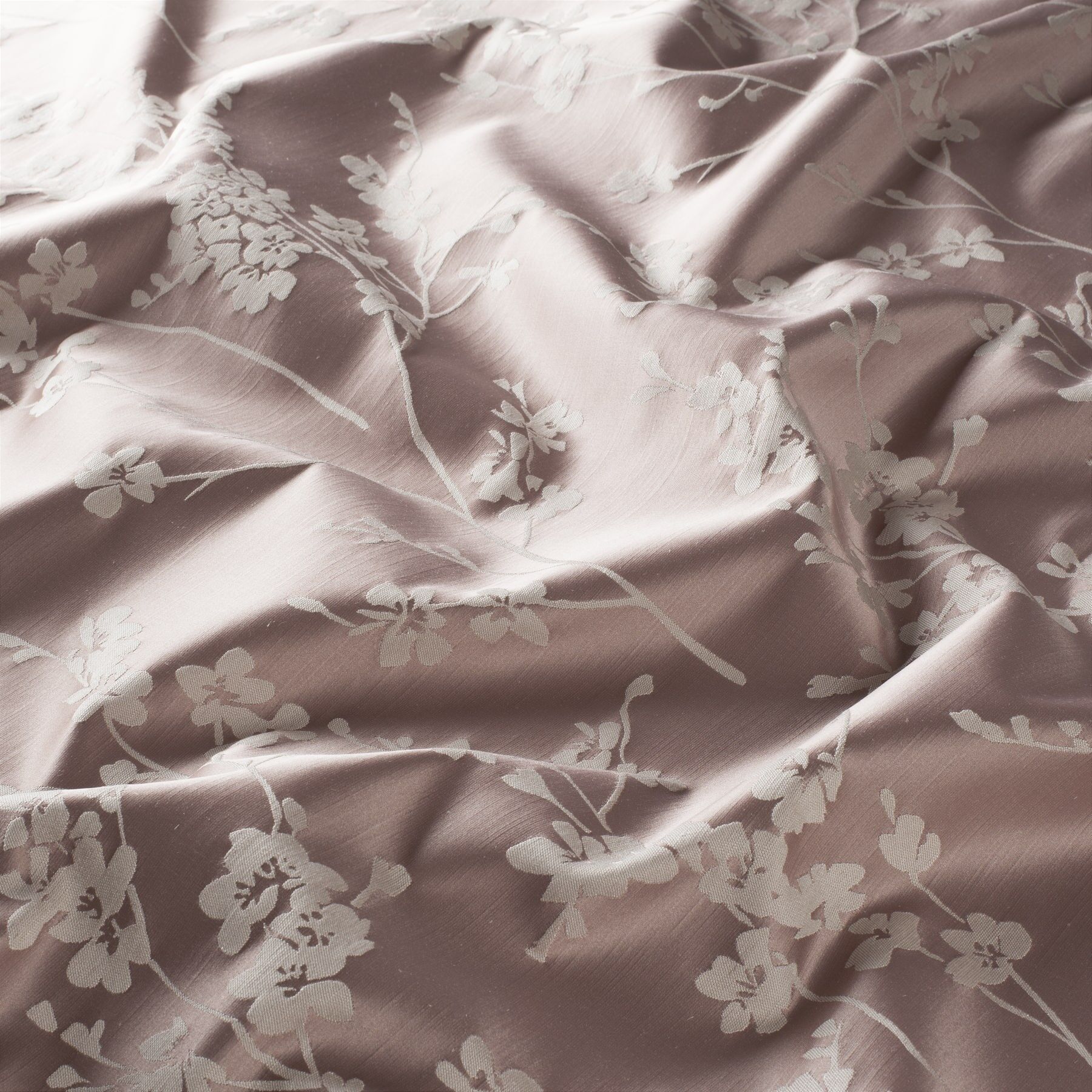 Ja7103 060 Cerise Jab Vorhangstoff Meterware Gemustert Rosa