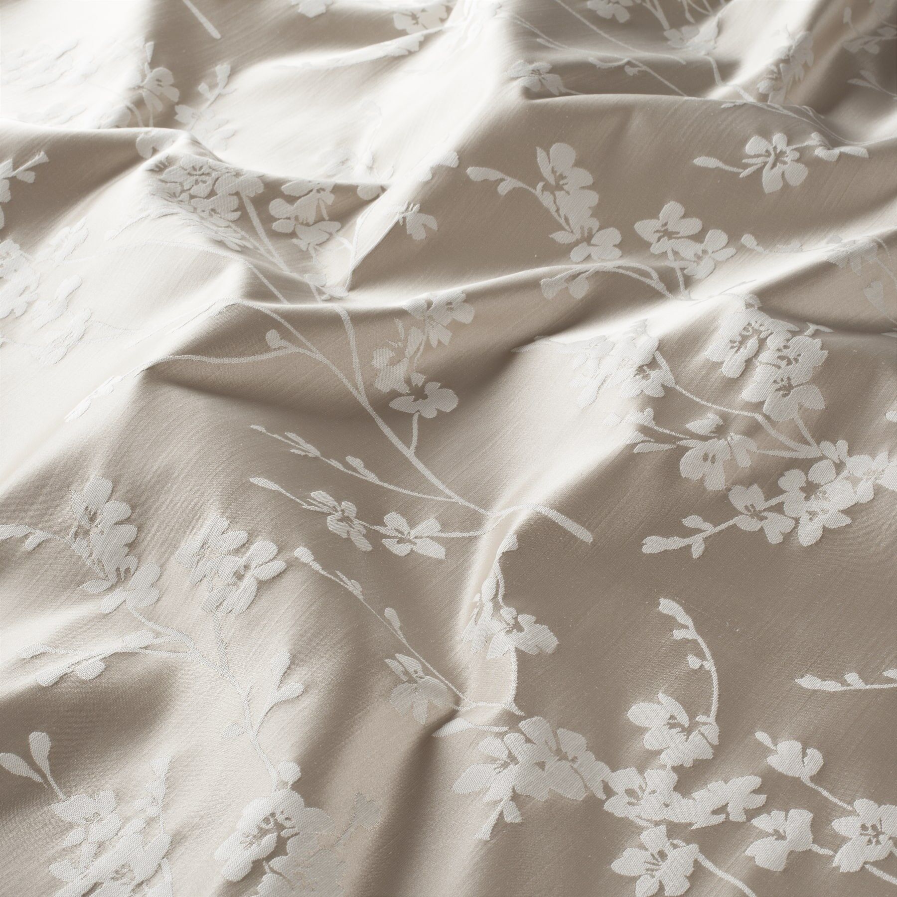 Ja7103 071 Cerise Jab Vorhangstoff Meterware Gemustert Beige