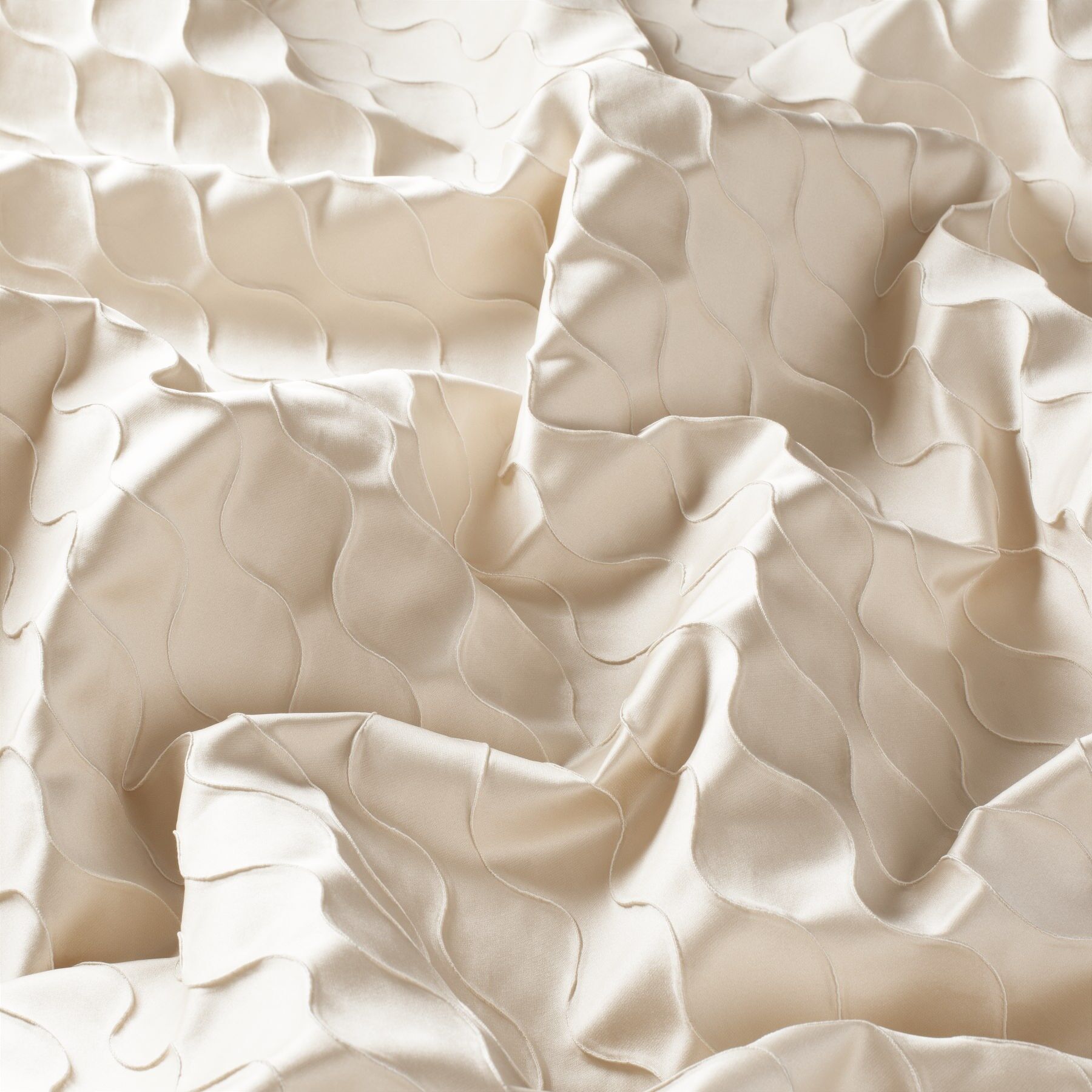 9 7739 071 Ovation Jab Vorhangstoff Meterware Gemustert Creme