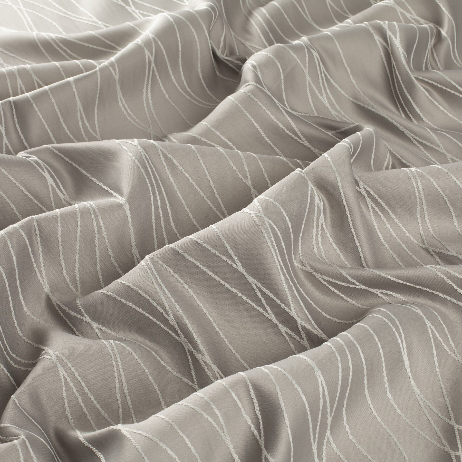 9 7785 072 Copenhagen Jab Vorhangstoff Meterware Gemustert Beige