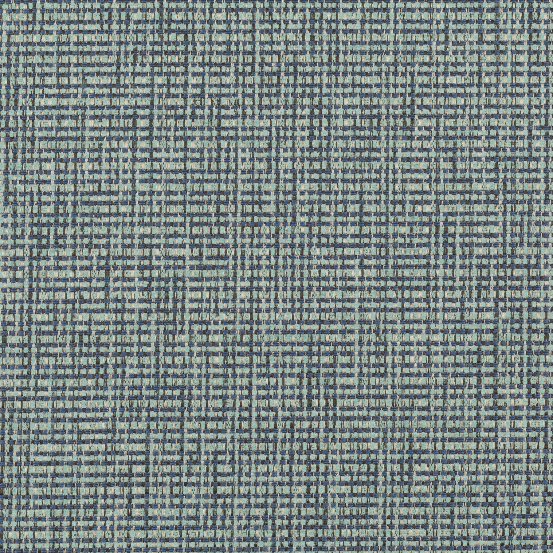 9 7867 052 Halifax Jab Vorhangstoff Meterware Gemustert Blau 1