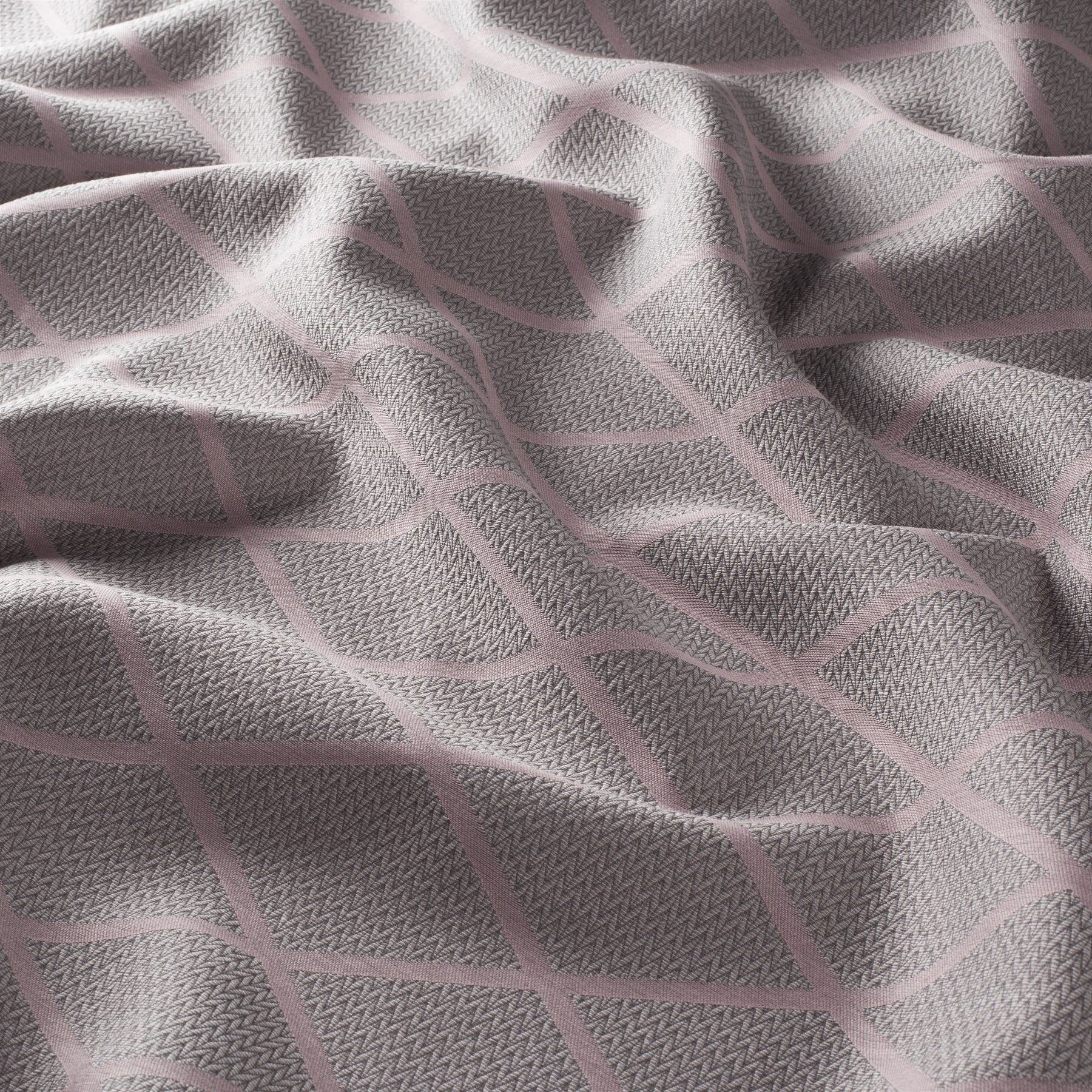 9 7925 080 Morning Sun Jab Vorhangstoff Meterware Gemustert Rosa