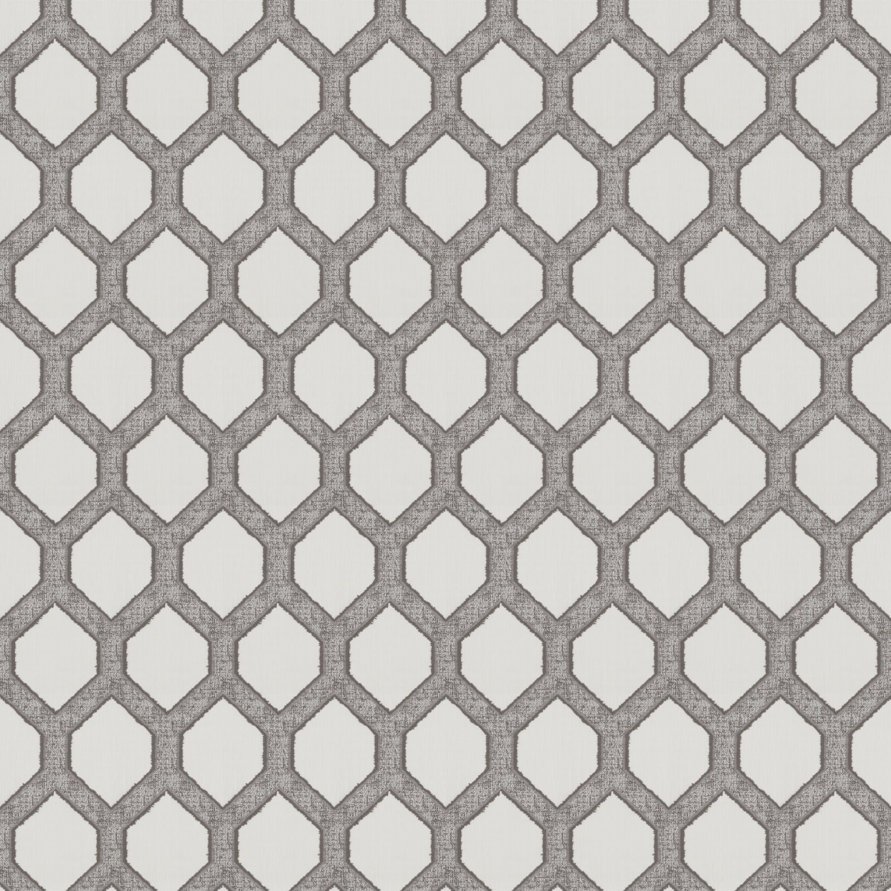 9 7821 091 Facet Jab Vorhangstoff Meterware Gemustert Grau Weiss 1