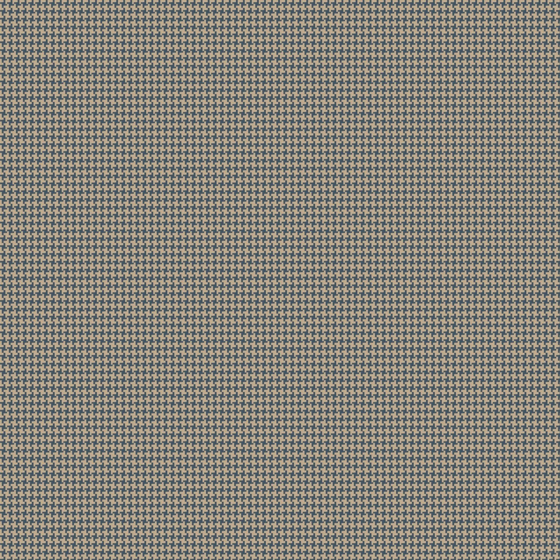 Ca1458 054 Allusione Jab Vorhangstoff Meterware Gemustert Blau Beige 1