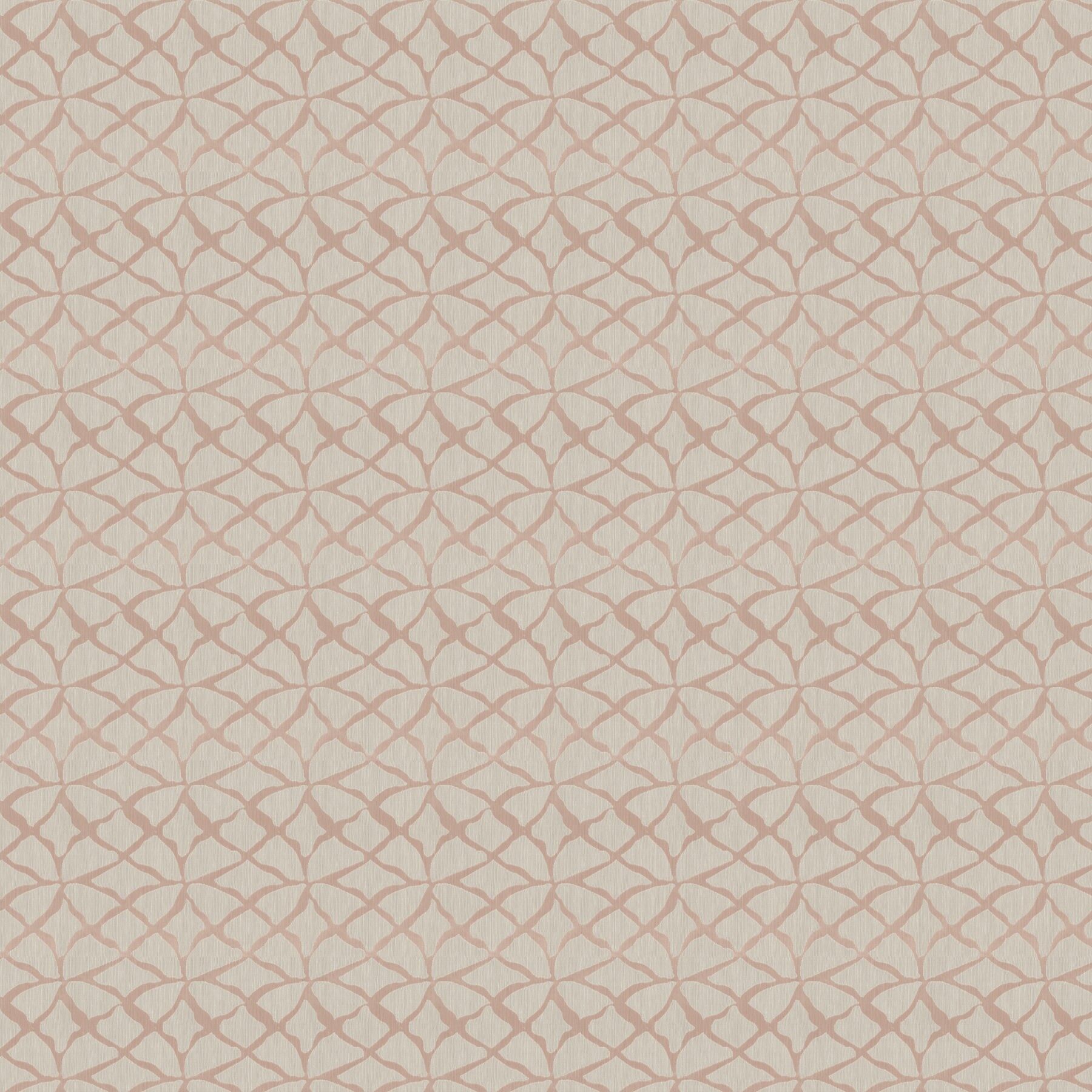 8 1869 061 Verdi Jab Vorhangstoff Meterware Gemustert Beige Rosa 1