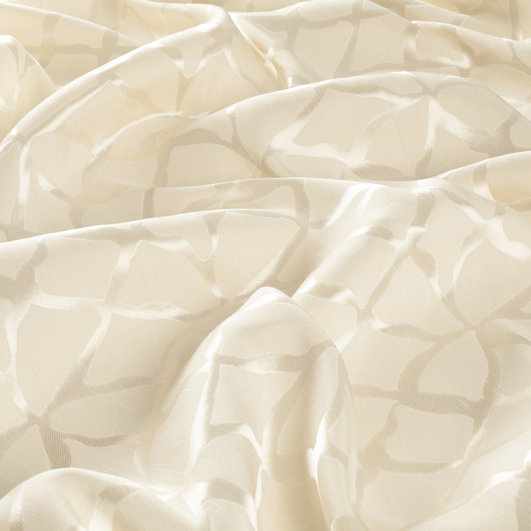 8 1869 070 Verdi Jab Vorhangstoff Meterware Gemustert Beige
