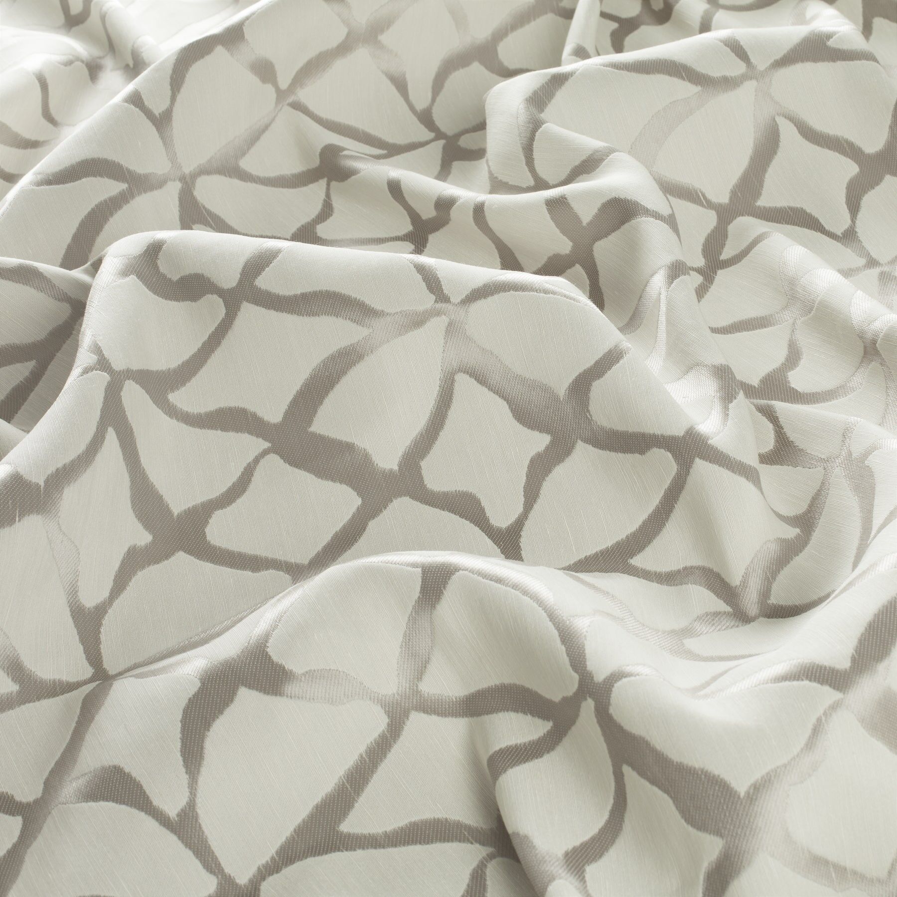 8 1869 072 Verdi Jab Vorhangstoff Meterware Gemustert Beige