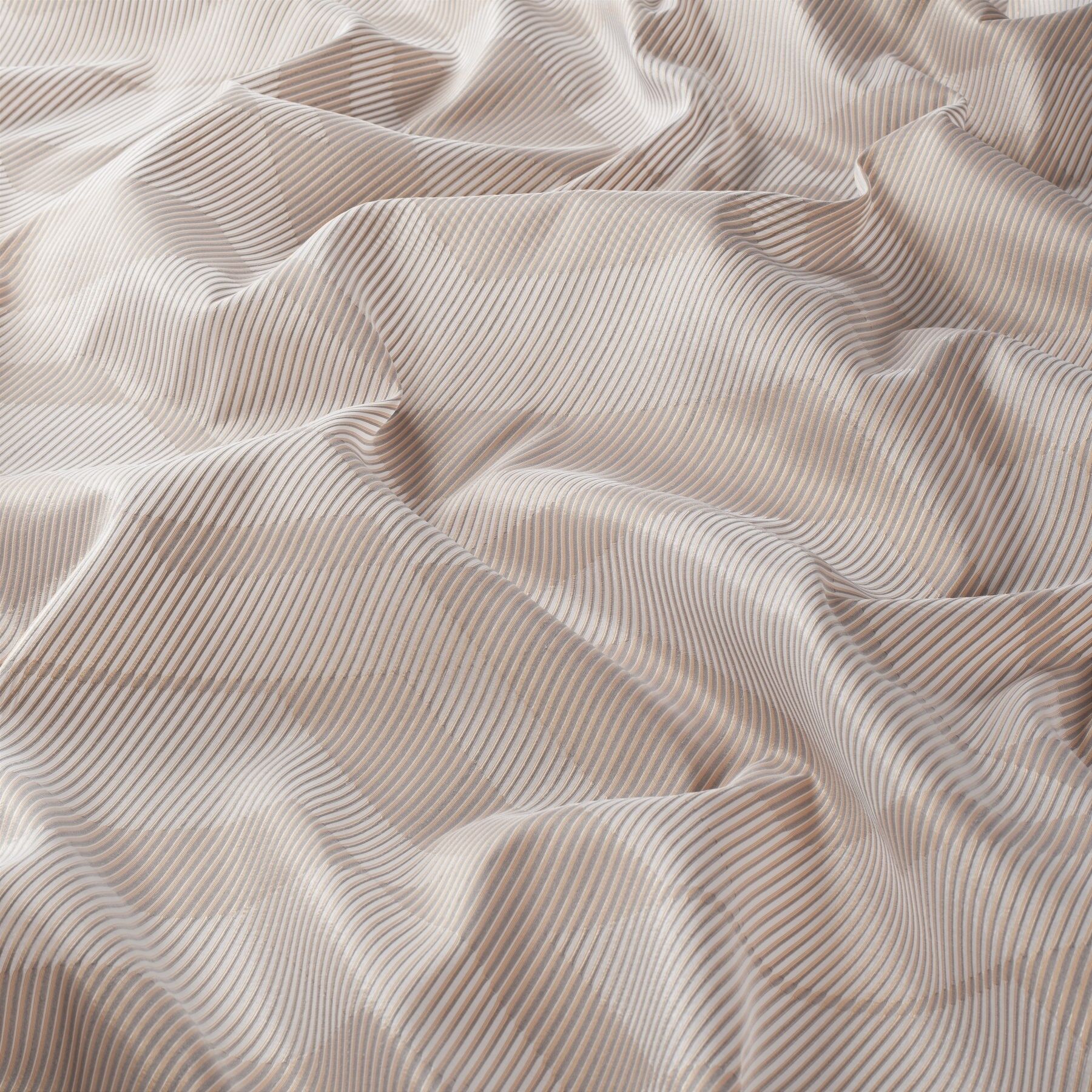 8 1885 060 Zoom Jab Vorhangstoff Meterware Gemustert Beige Rosa