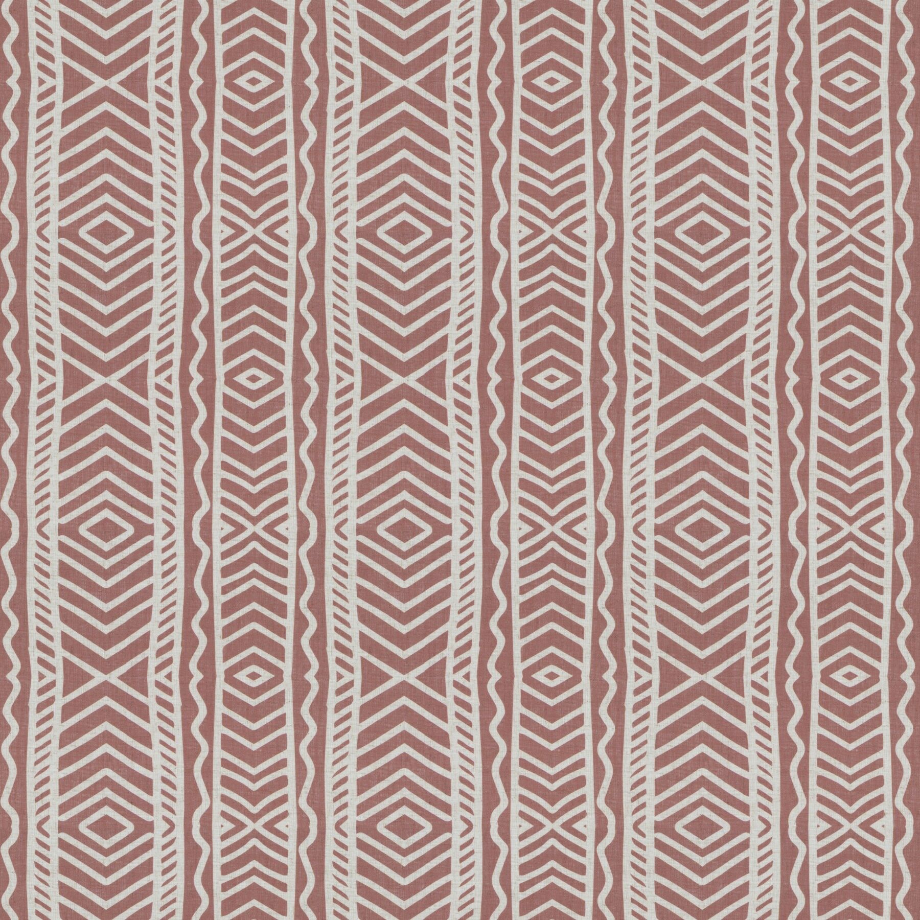 8 1911 010 Sambesi Jab Vorhangstoff Meterware Gemustert Rot 1