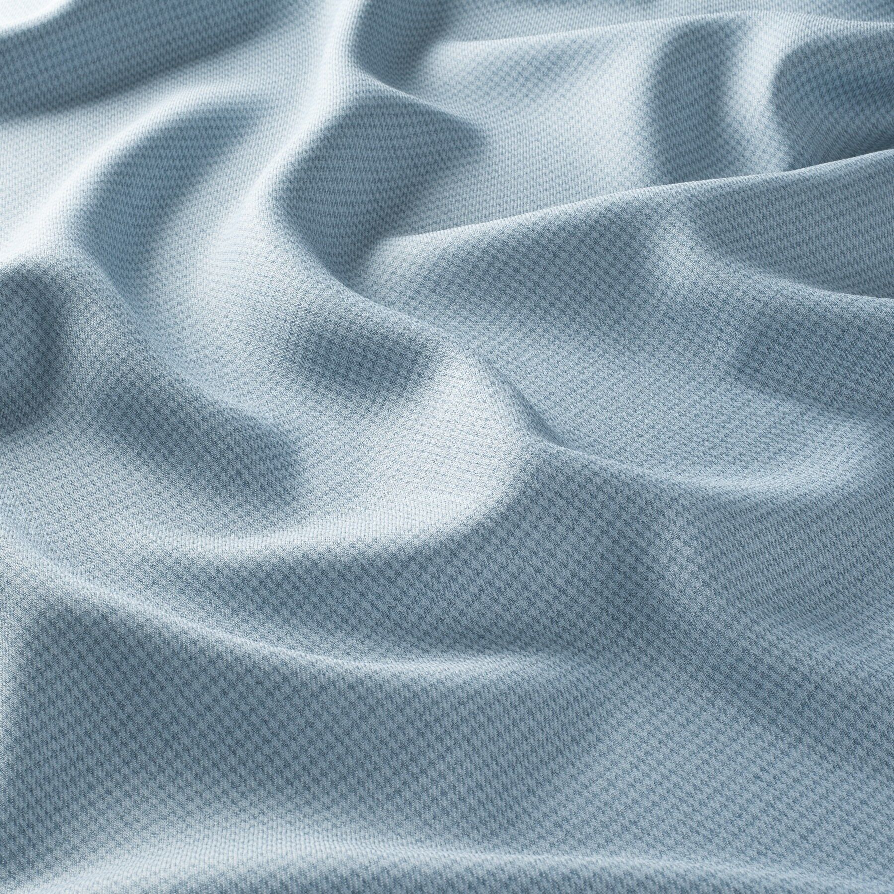 9 6055 082 Casella Jab Vorhangstoff Meterware Gemustert Blau