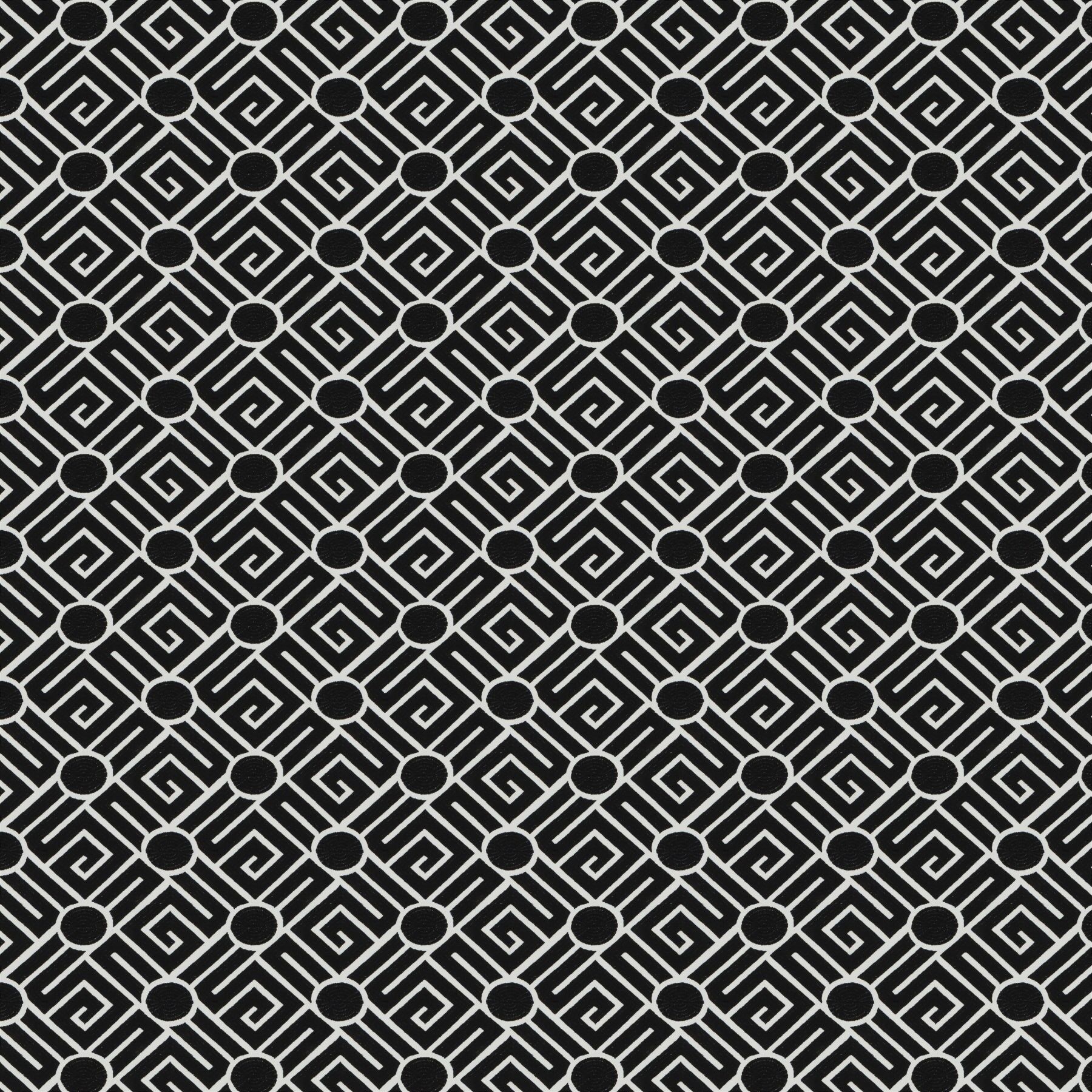 Ch3232 099 Only U Jab Vorhangstoff Meterware Gemustert Schwarz 1