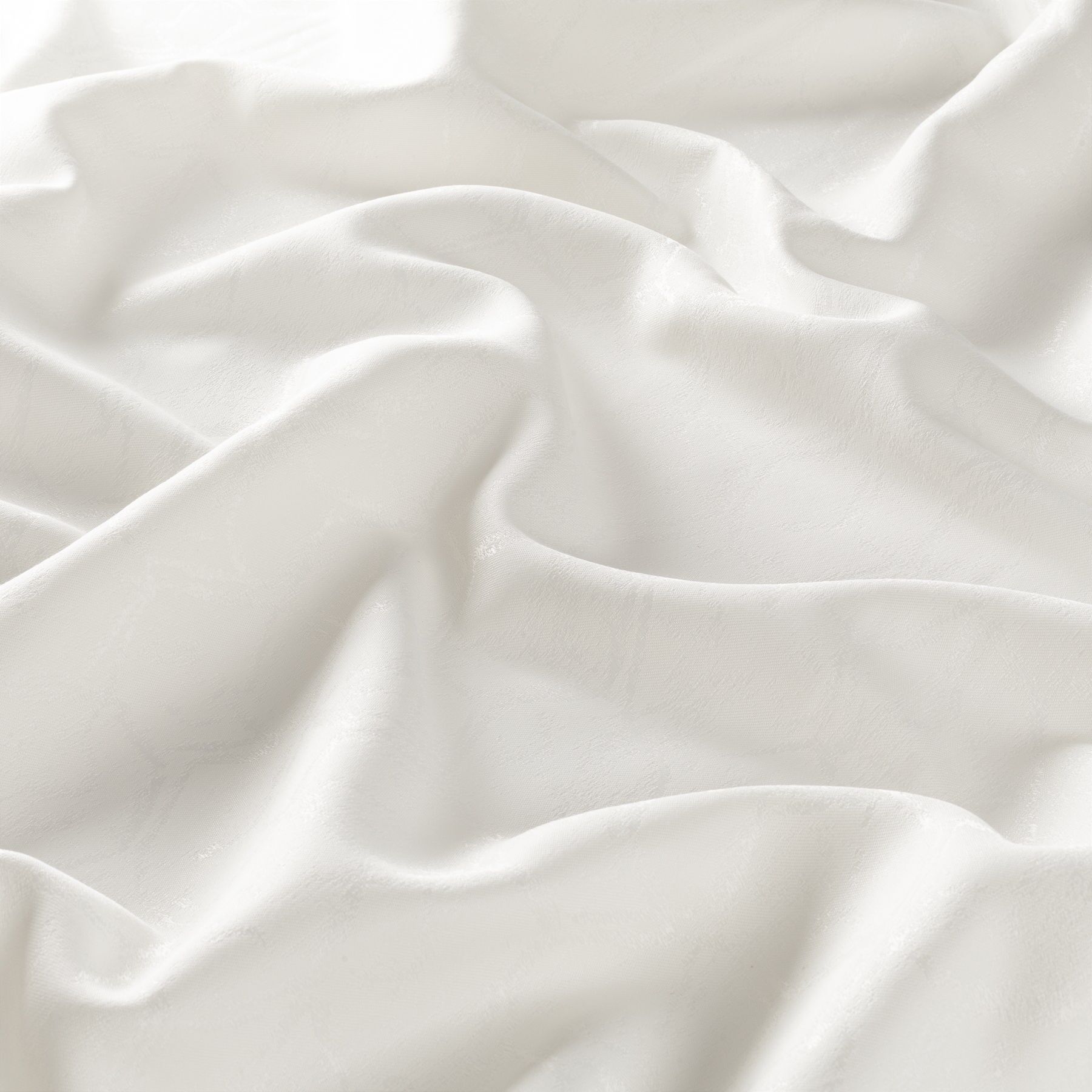 Ja7006 070 Fair Jab Vorhangstoff Meterware Gemustert Creme Weiss