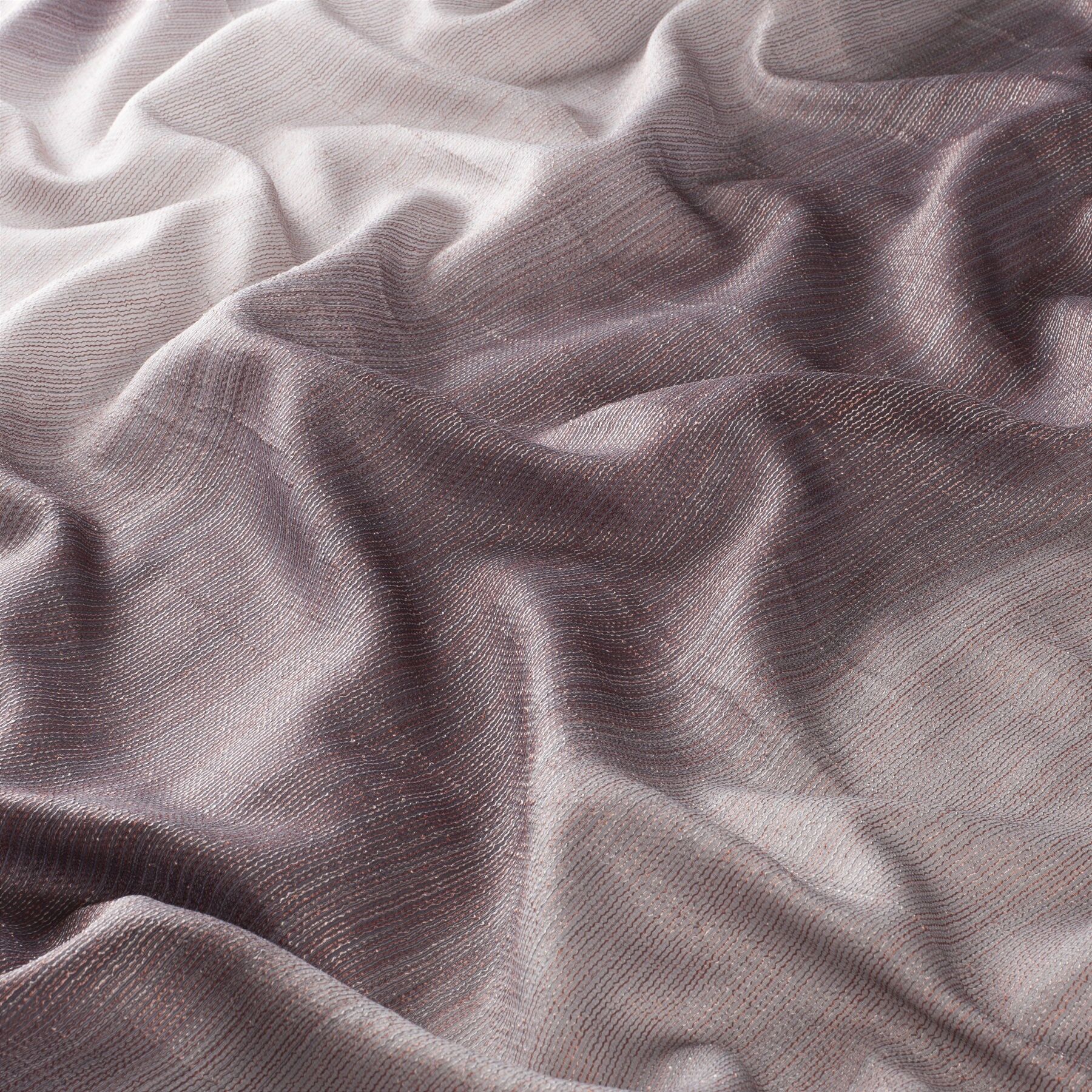Ja7014 060 Alonso Jab Vorhangstoff Meterware Gestreift Rosa Beige