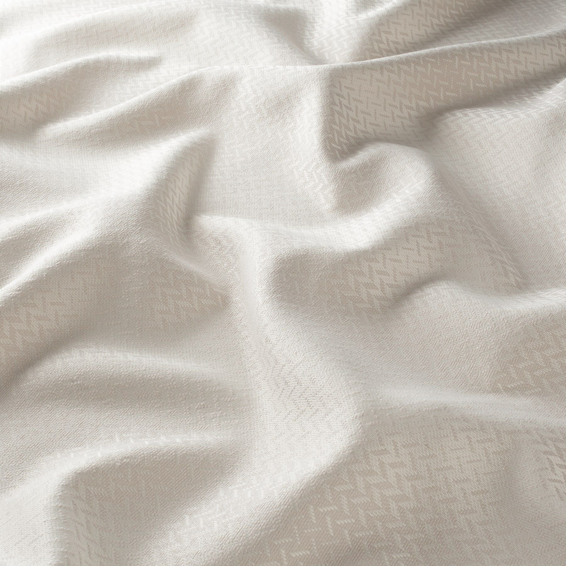 Ja7071 070 Aziza Jab Vorhangstoff Meterware Gemustert Beige