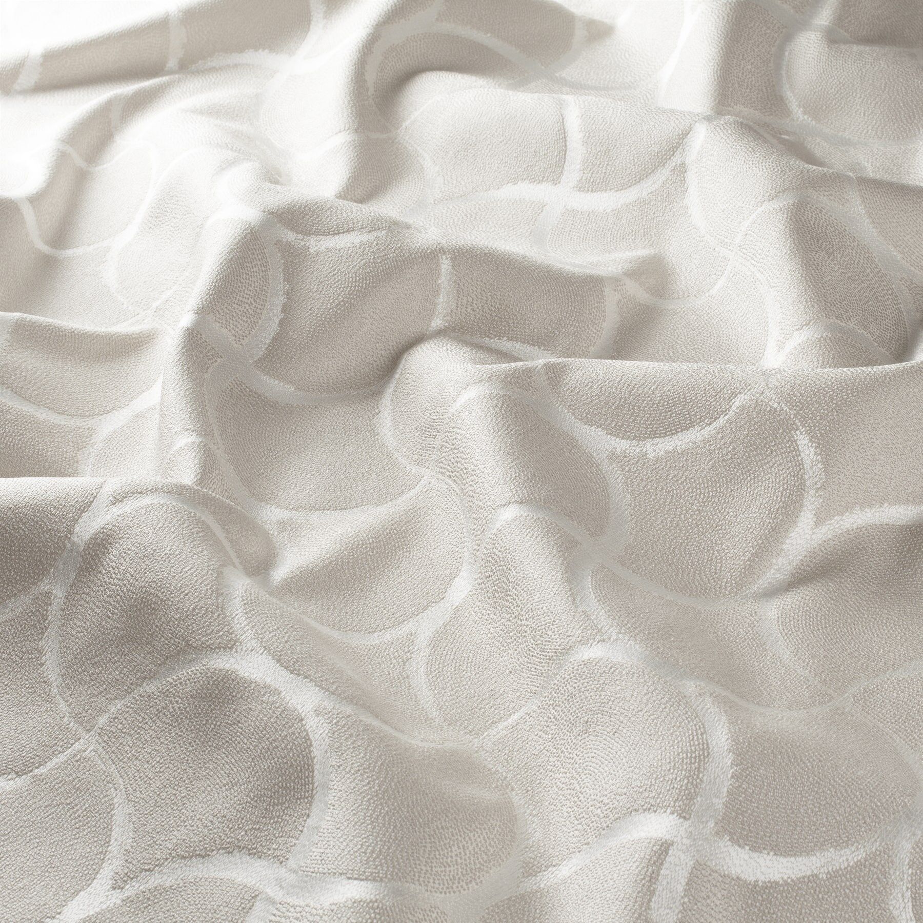 Ja7112 070 Mosaic Jab Vorhangstoff Meterware Gemustert Beige