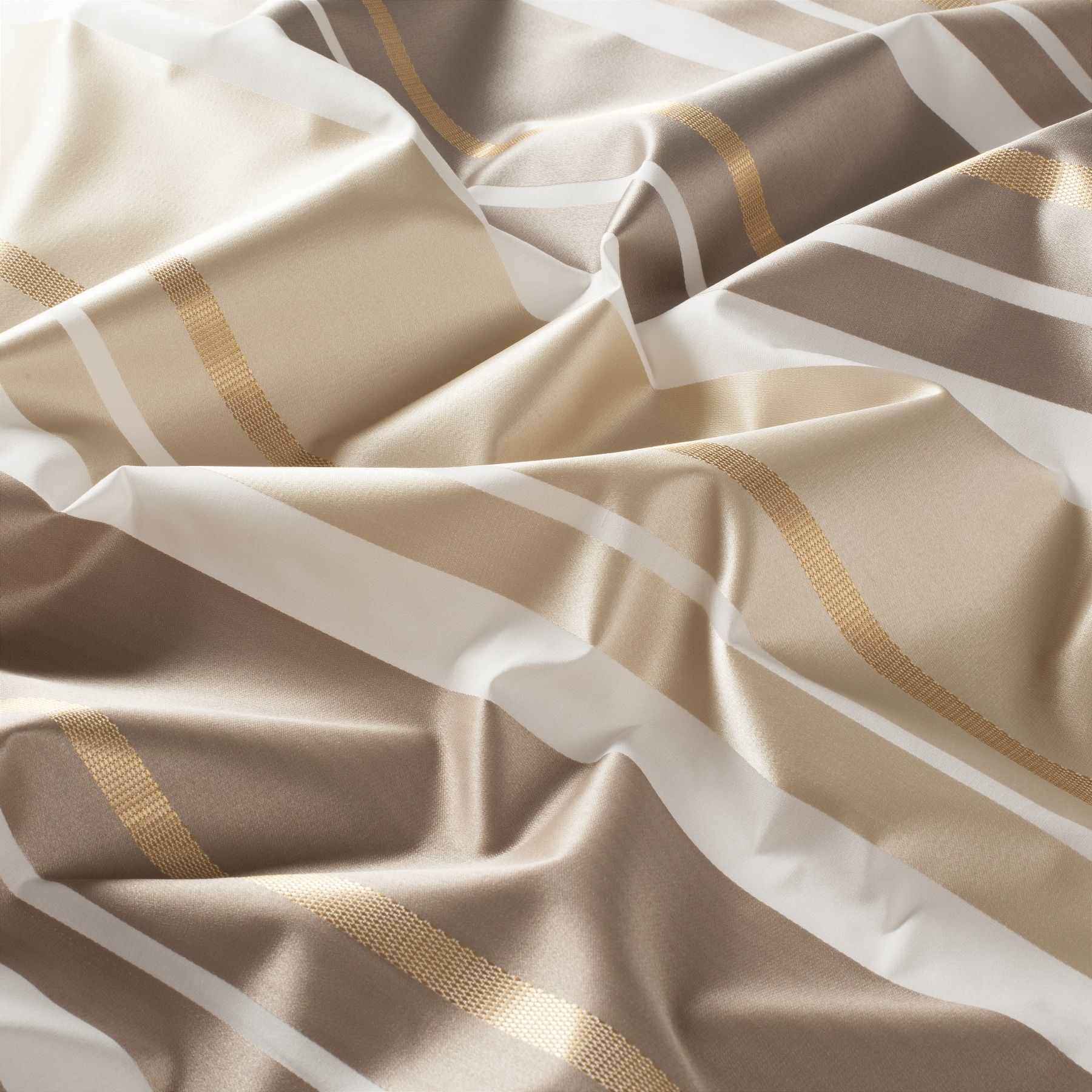 9 7830 070 Legato Jab Vorhangstoff Meterware Gestreift Beige