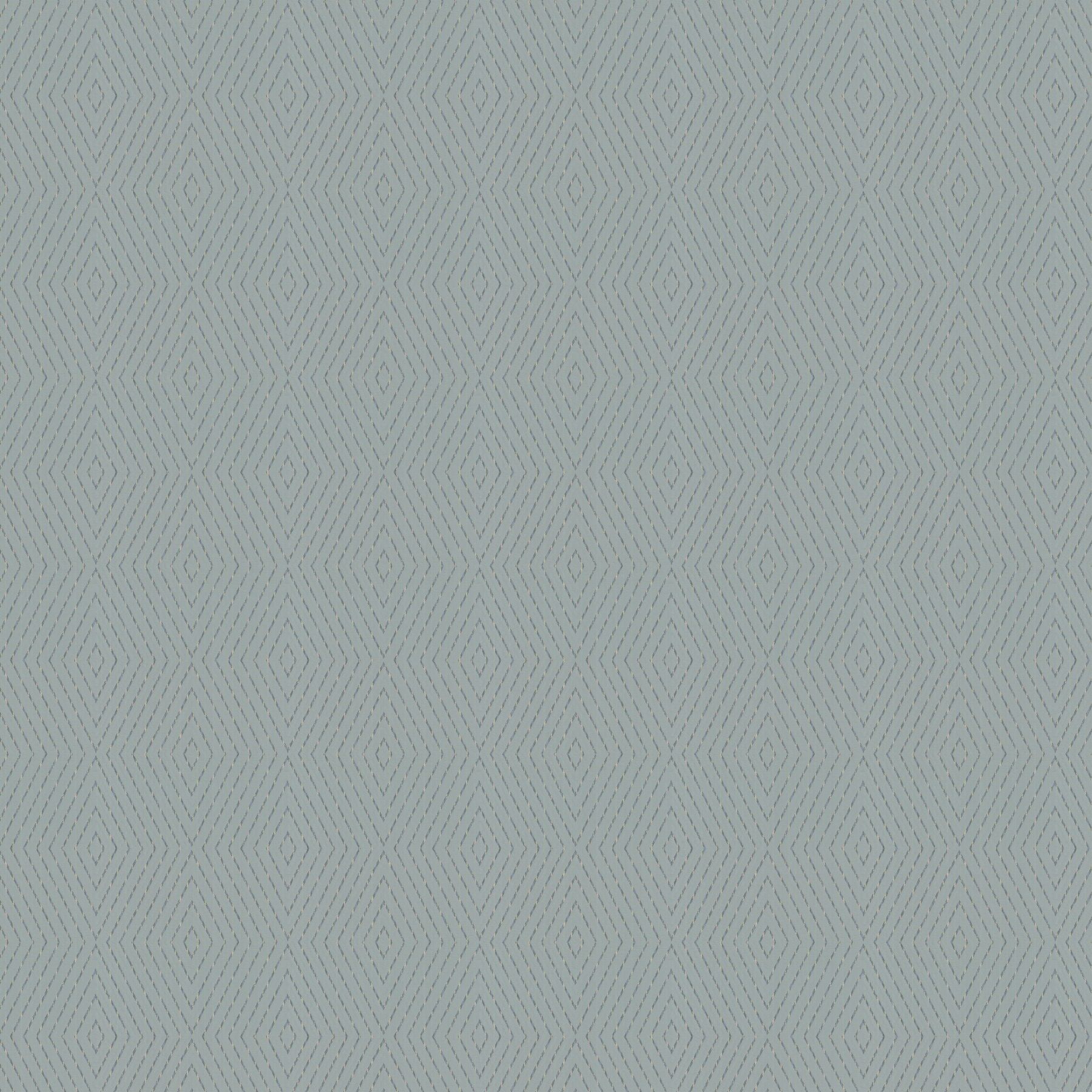 Ja7131 080 Outlines Jab Vorhangstoff Meterware Gemustert Blau 1
