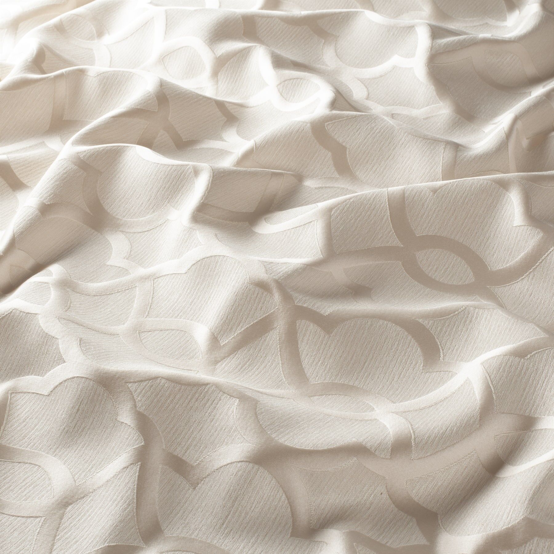 Ja7143 070 Trellis Jab Vorhangstoff Meterware Gemustert Beige