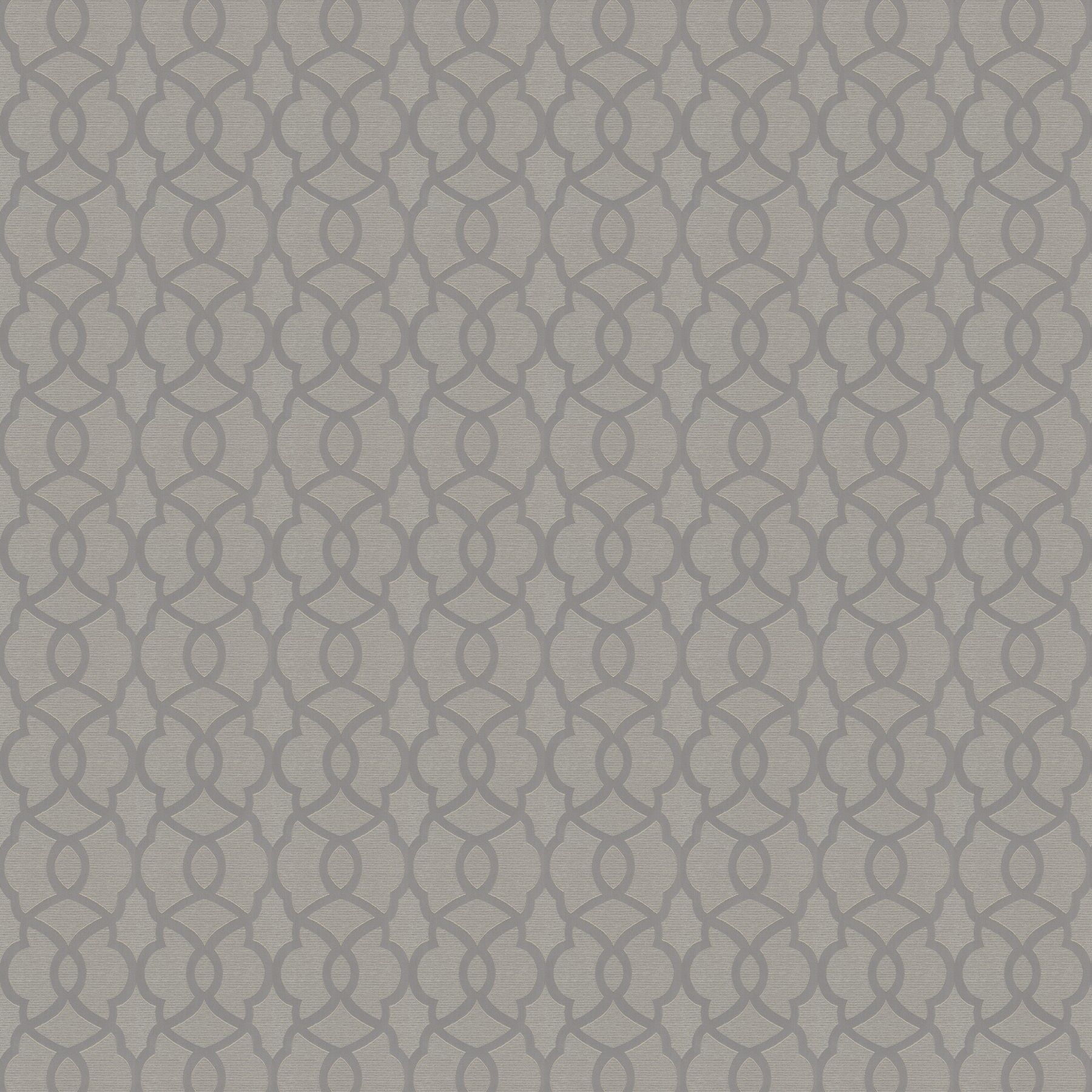 Ja7143 092 Trellis Jab Vorhangstoff Meterware Gemustert Grau 1