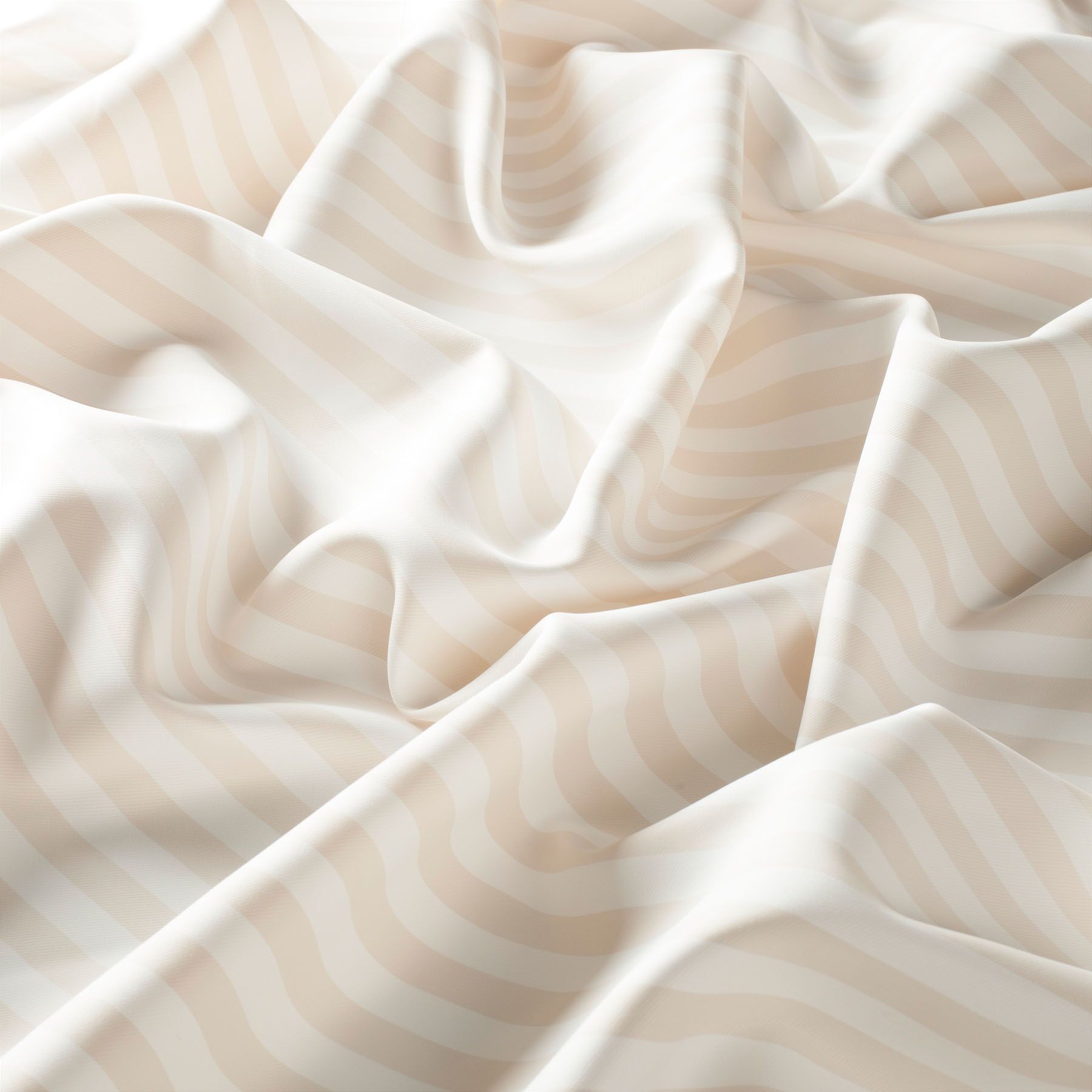 9 7483 071 Marylin Jab Vorhangstoff Meterware Gestreift Beige
