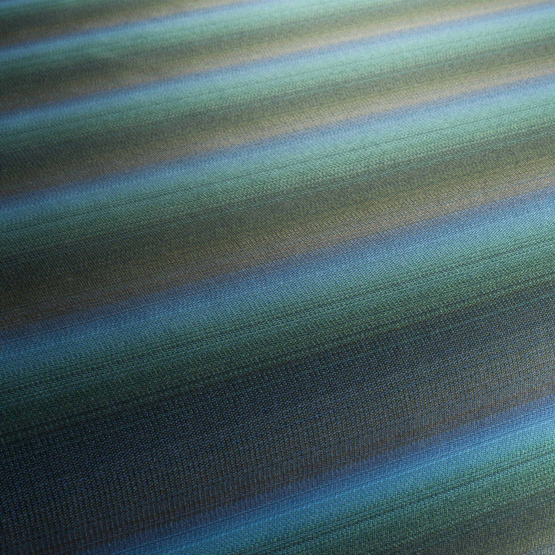 Cx2012 080 Colorflow Jab Polsterstoff Meterware Gestreift Blau Gruen