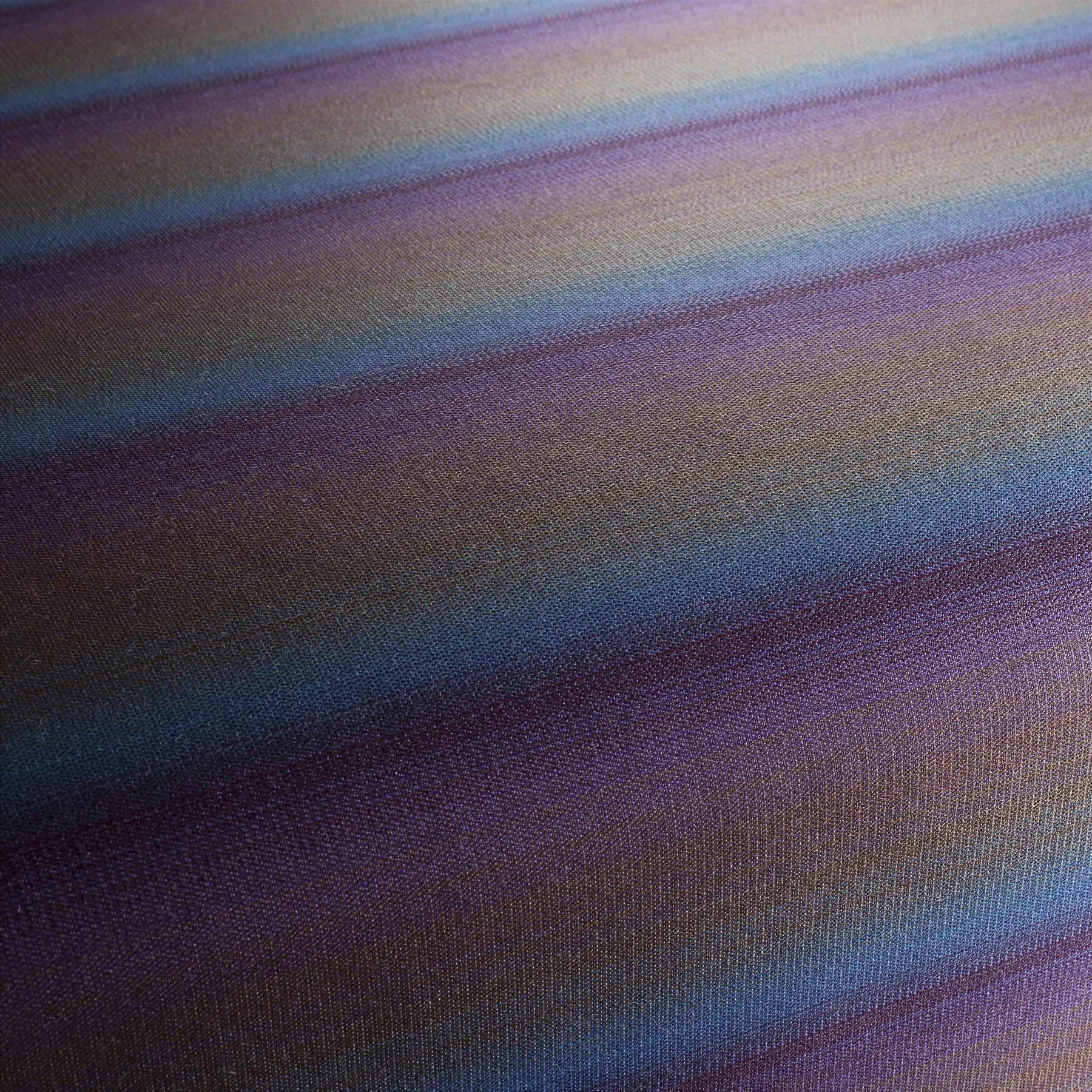 Cx2012 082 Colorflow Jab Polsterstoff Meterware Gestreift Lila Blau