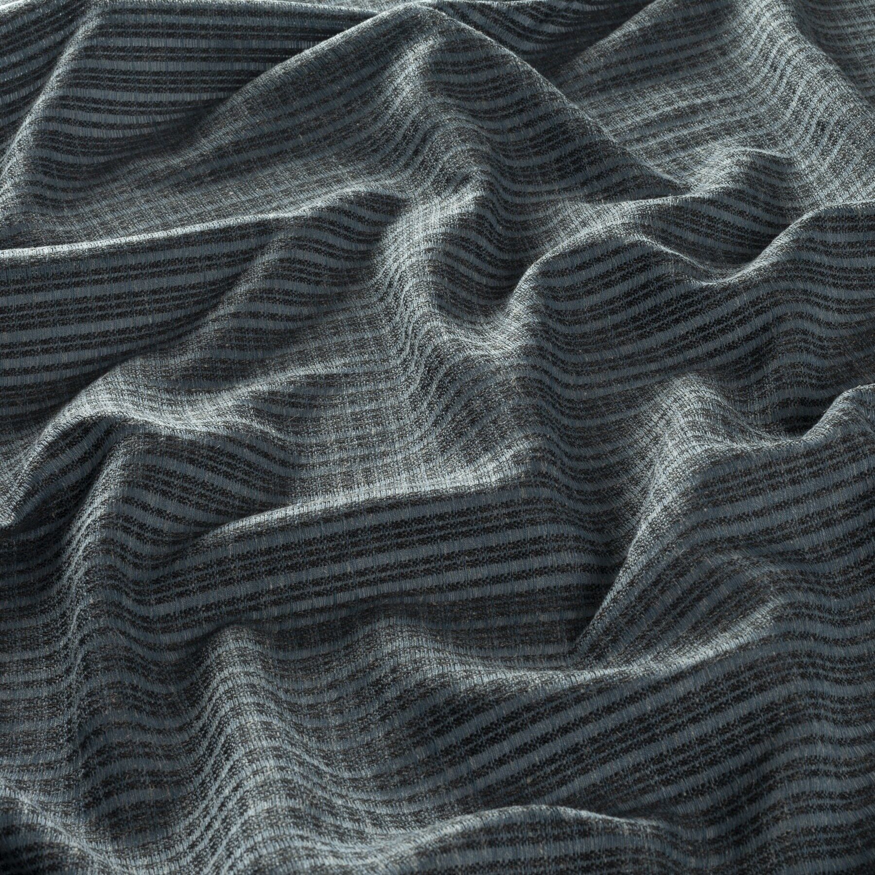 Ca1598 081 Got Rhythm Jab Vorhangstoff Meterware Gestreift Blau