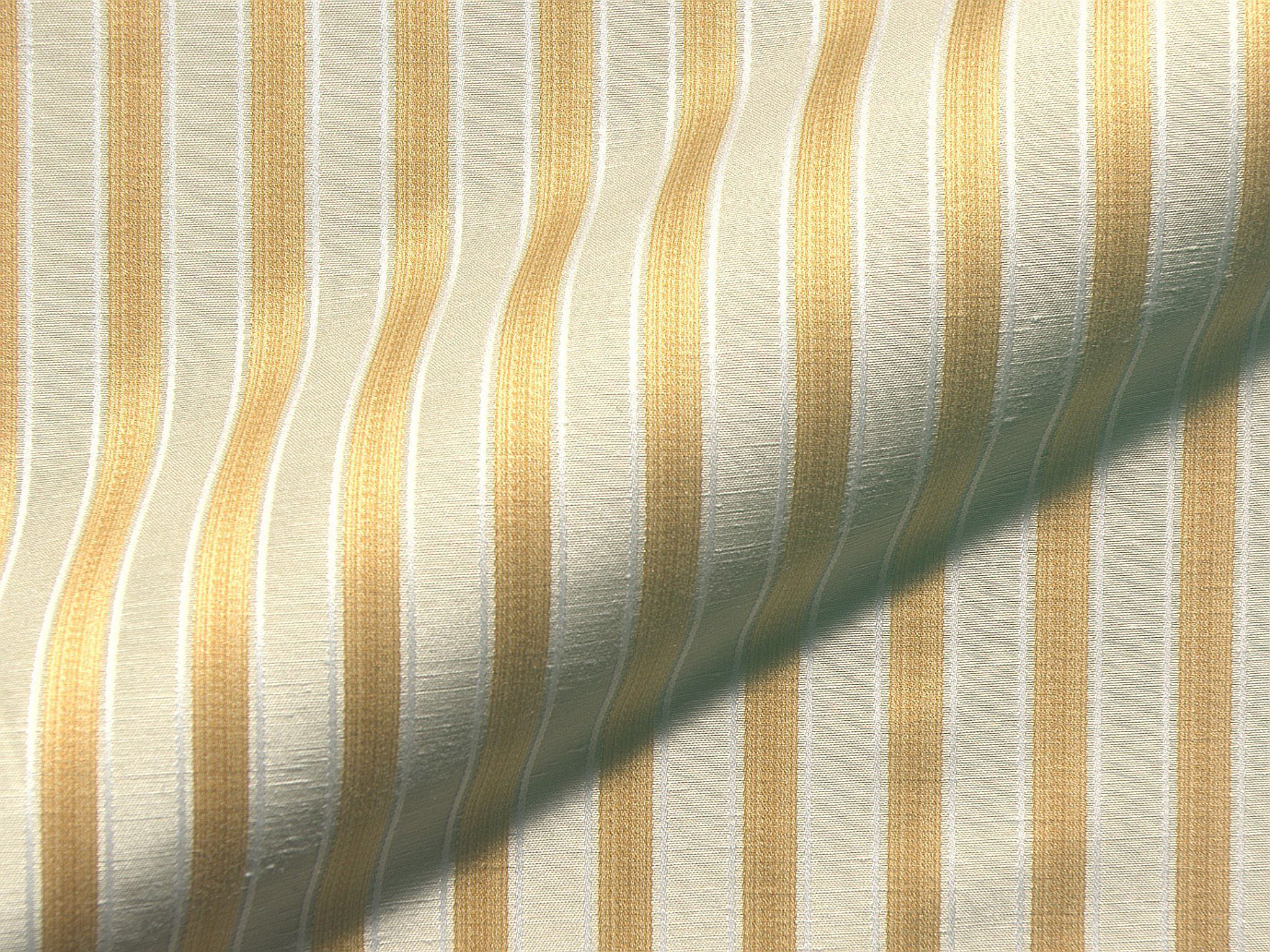 Linderhof 545 Biedermeier Moebelstoff Polsterstoff Streifen Gold Gelb Beige