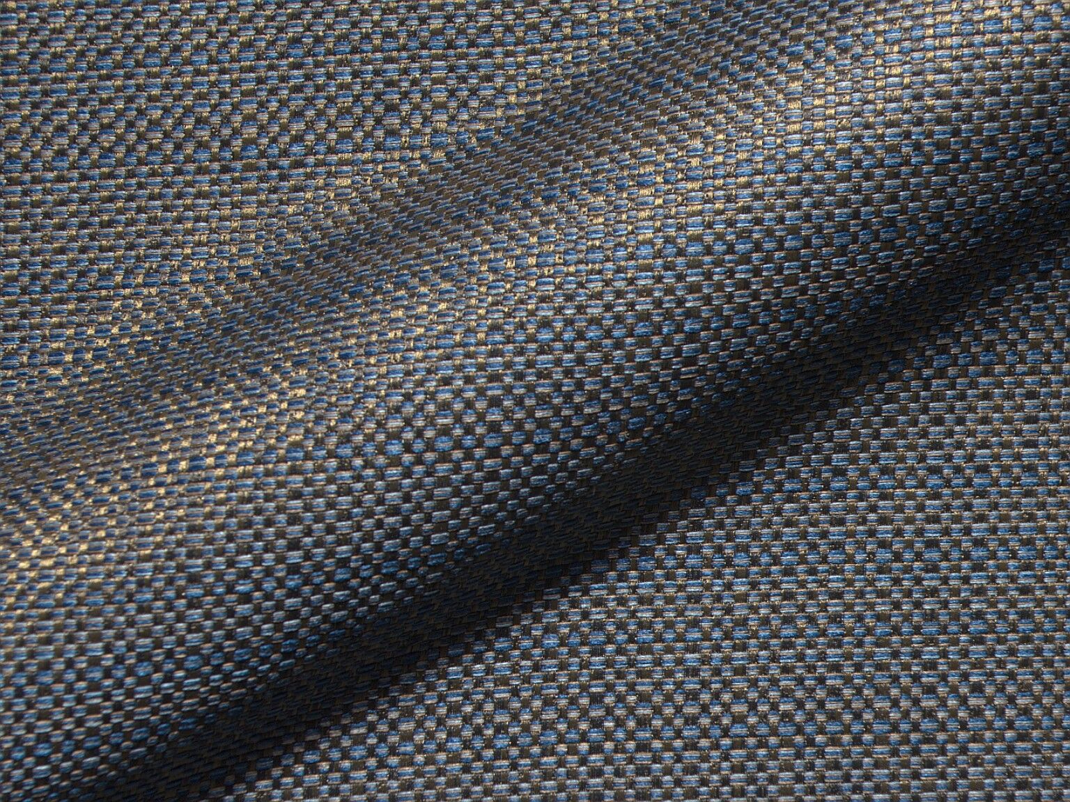 Detroit Fr 438 Hoepke Moebelstoff Schwer Entflammbar Meliert Blau