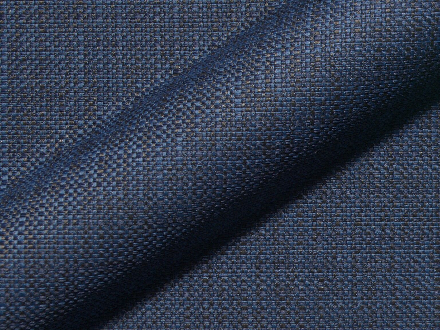 Detroit Fr 660 Hoepke Moebelstoff Schwer Entflammbar Meliert Blau