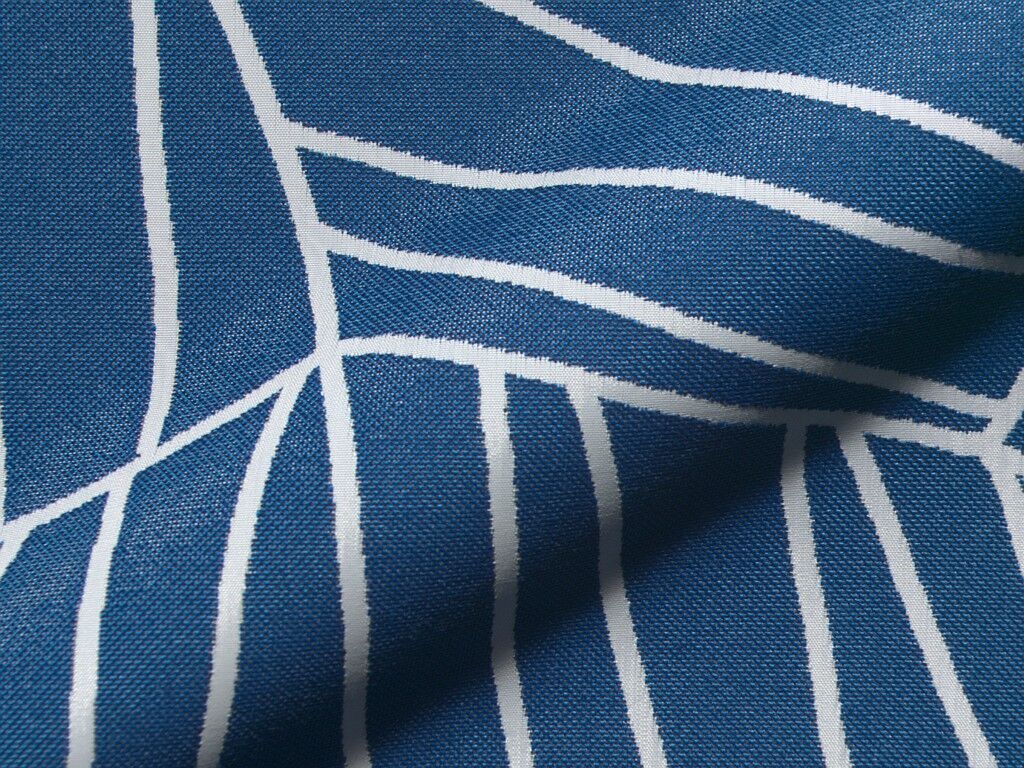 Limone 153 R Activeline In & Outdoor Polsterstoffe Gemustert Blau