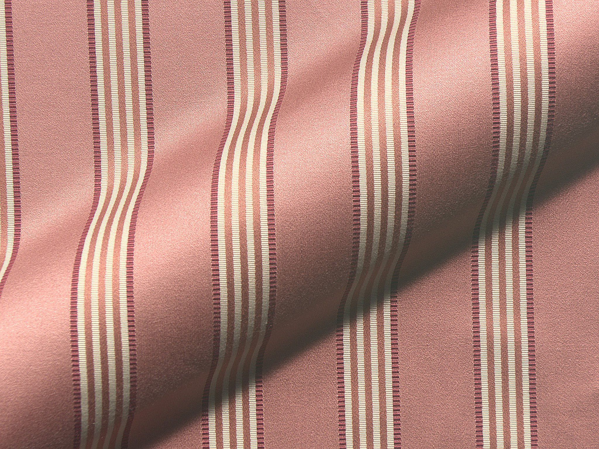 Neuschwanstein 543 Hoepke Biedermeier Moebelstoffe Polsterstoffe Streifen Rosa