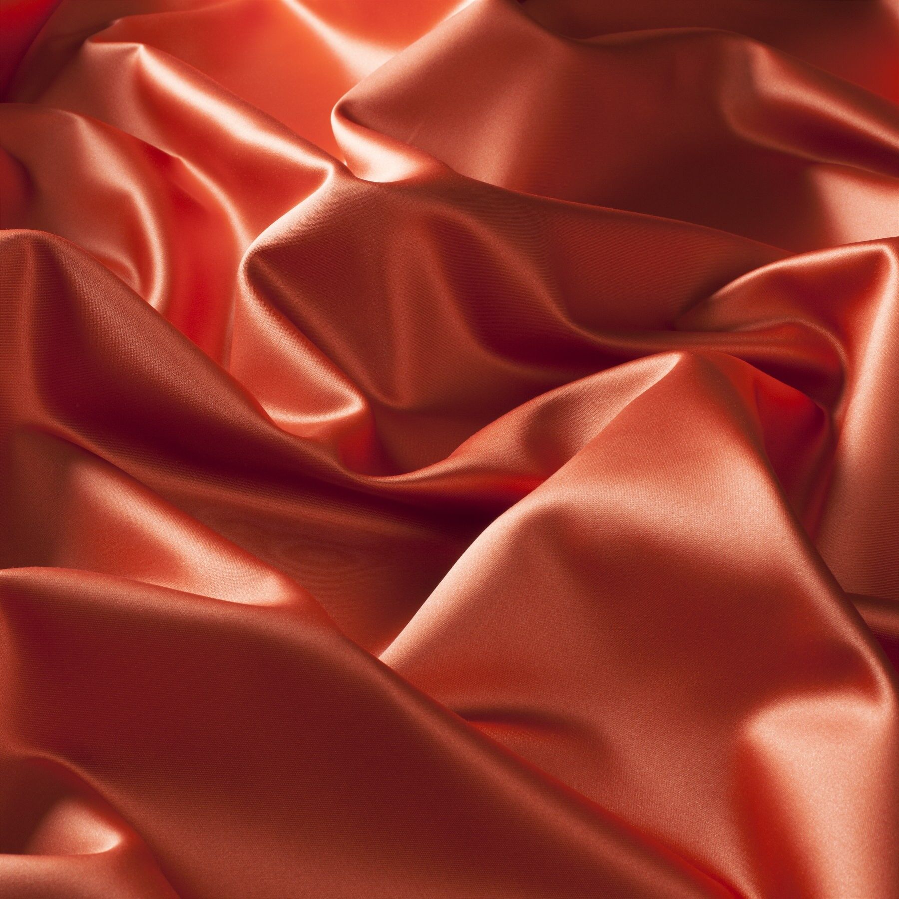 Cr6028 011 Mont Royal Moderne Satin Vorhaenge Rot Orange