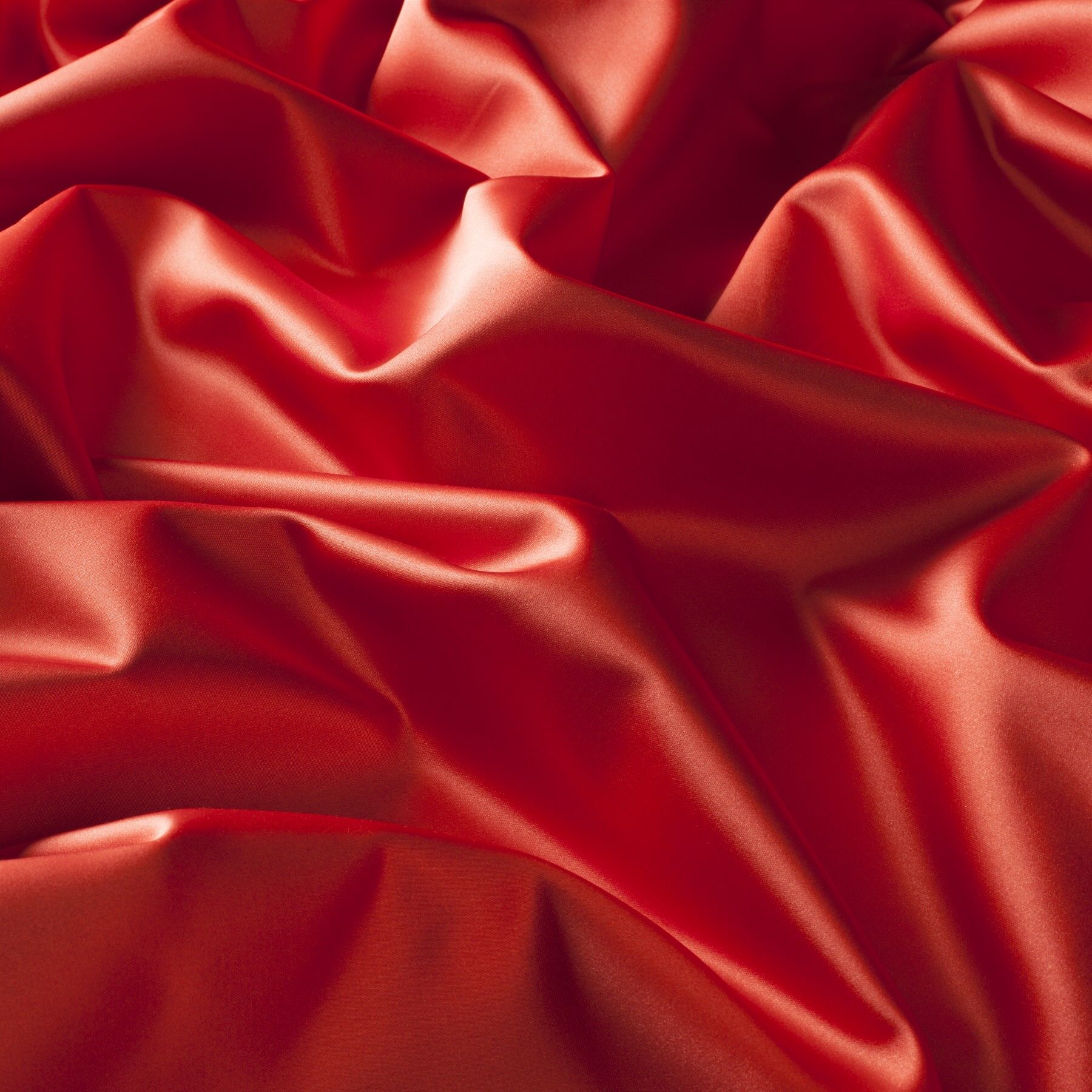 Cr6028 013 Mont Royal Moderne Satin Vorhaenge Rot