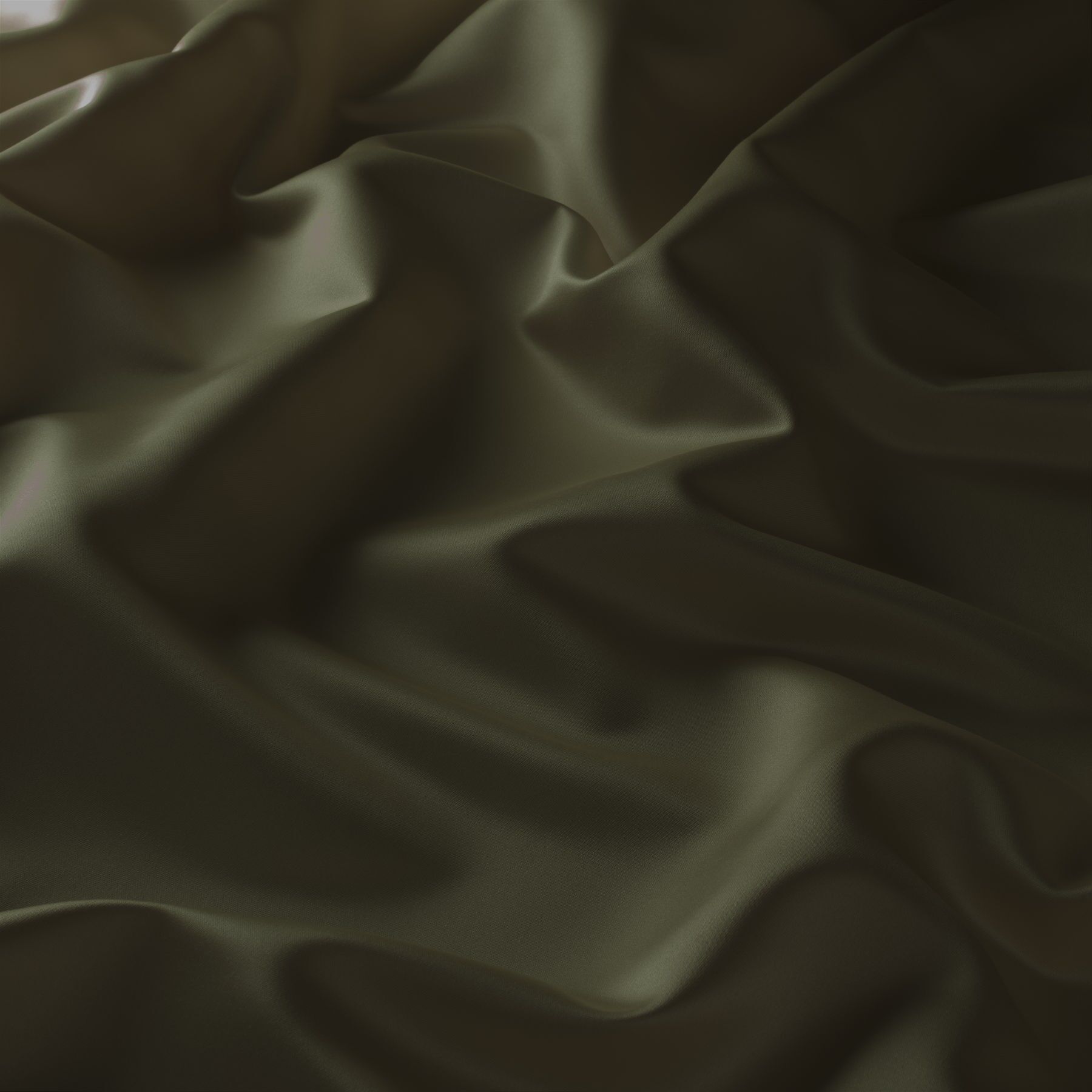 Cr6028 039 Mont Royal Moderne Satin Vorhaenge Gruen