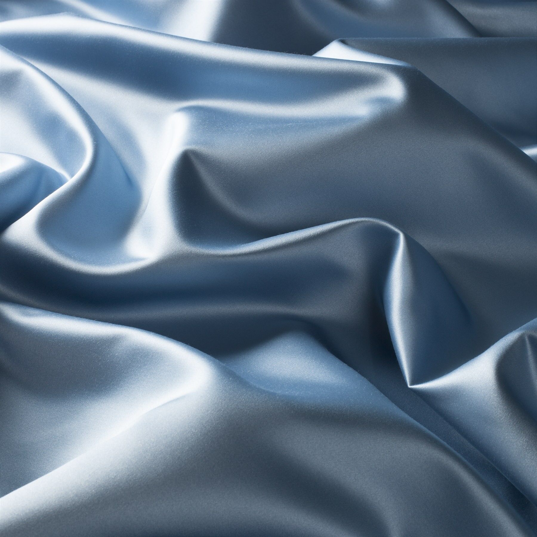 Cr6028 051 Mont Royal Moderne Satin Vorhaenge Blau