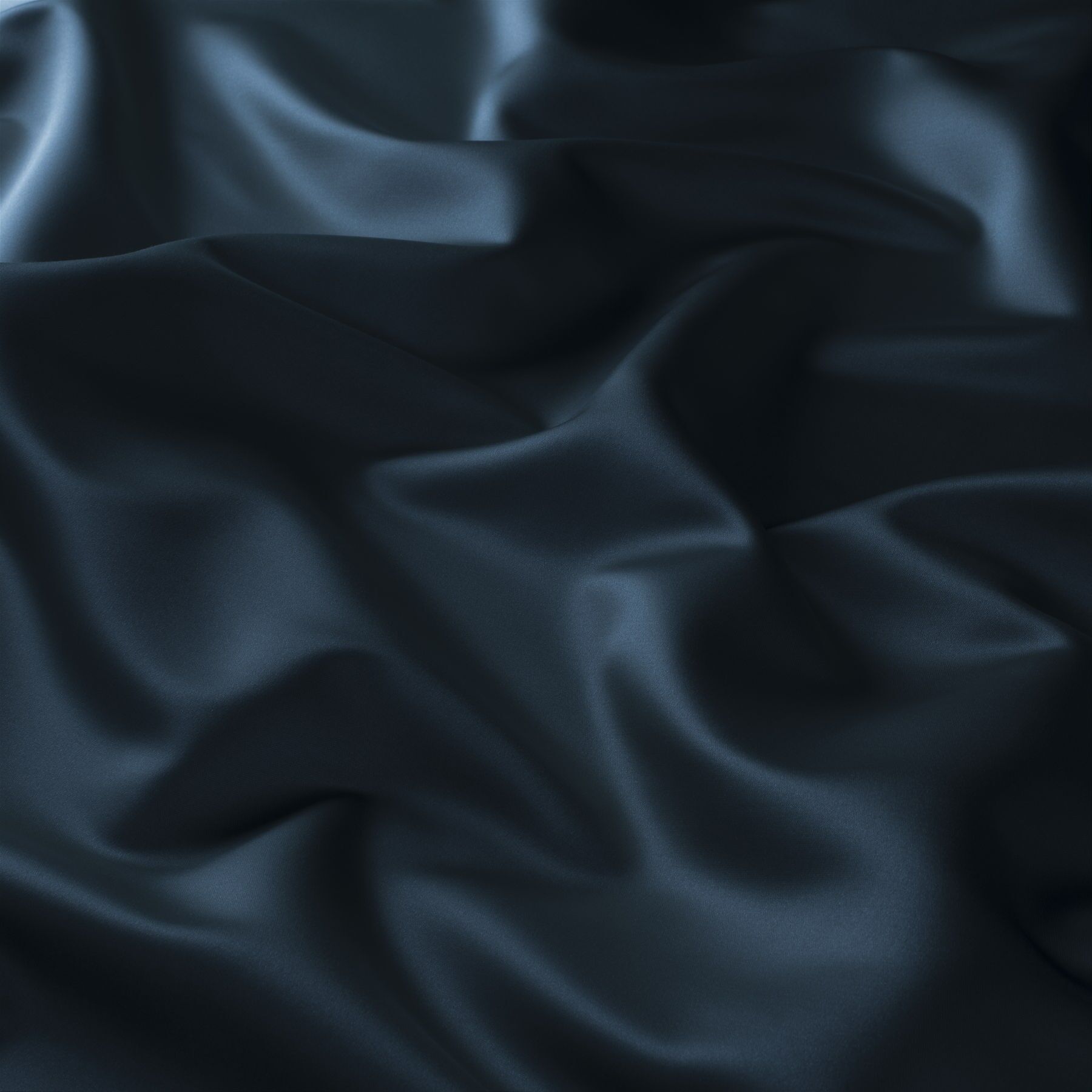 Cr6028 150 Mont Royal Moderne Satin Vorhaenge Blau