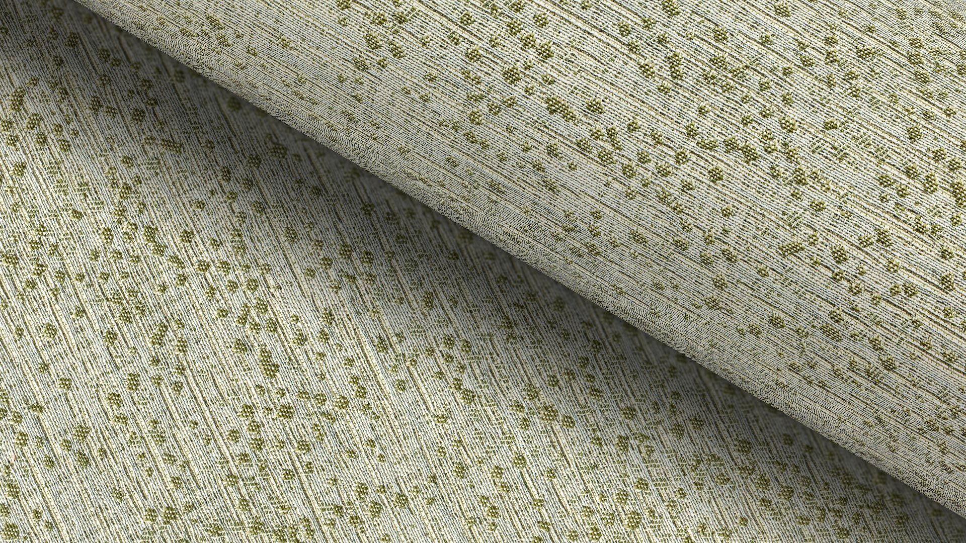 396022 Neapel 2 Nachhaltiger Polsterstoff Gemustert Gruen