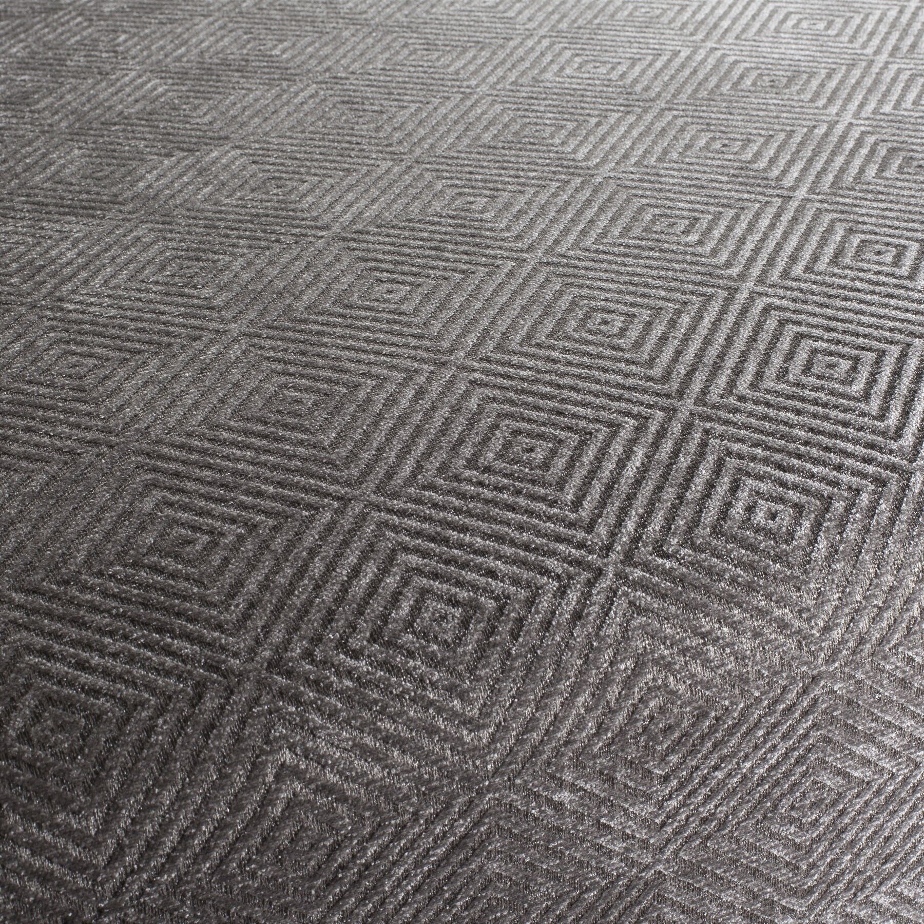 Ja1002 092 Scott Chenille Bezugsstoff Jab Anstoetz Gemustert Grau