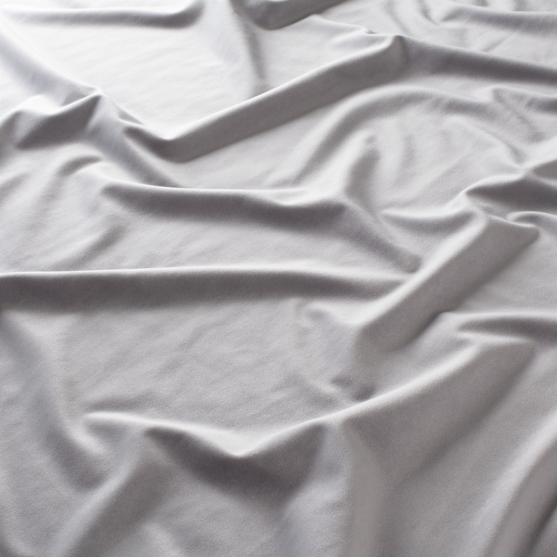 Ch2992 092 Heavens Gate Exklusiver Samt Velvet Vorhangstoff Polsterstoff Grau