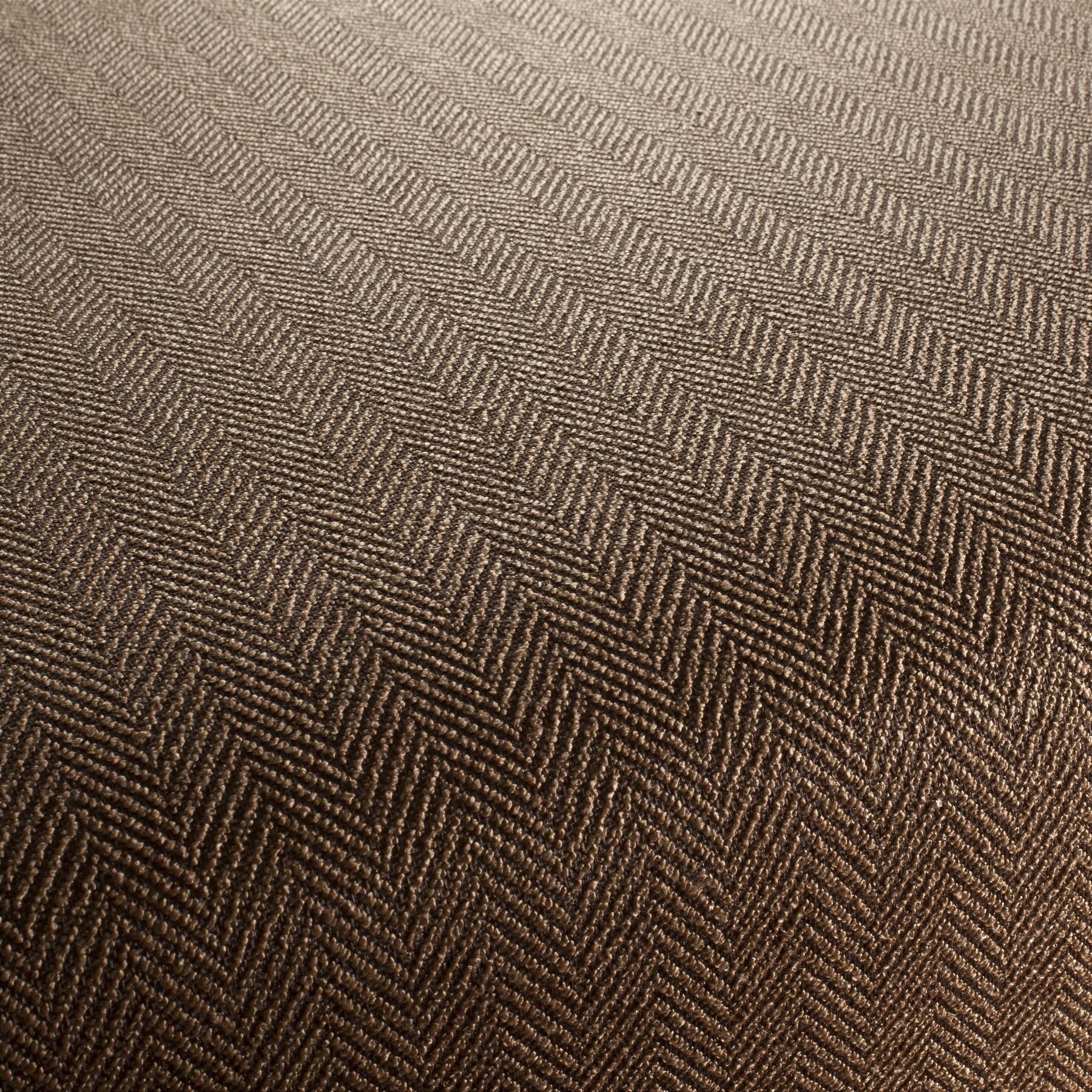 Ja2063 022 Cassia Jab Polsterstoff Fischgraet Gemustert Braun