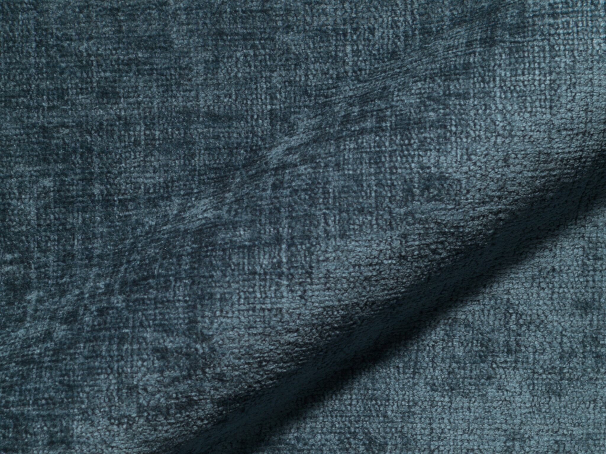 Molino 539 Weicher Chenille Polsterstoff Moebelstoff Hoepke Blau