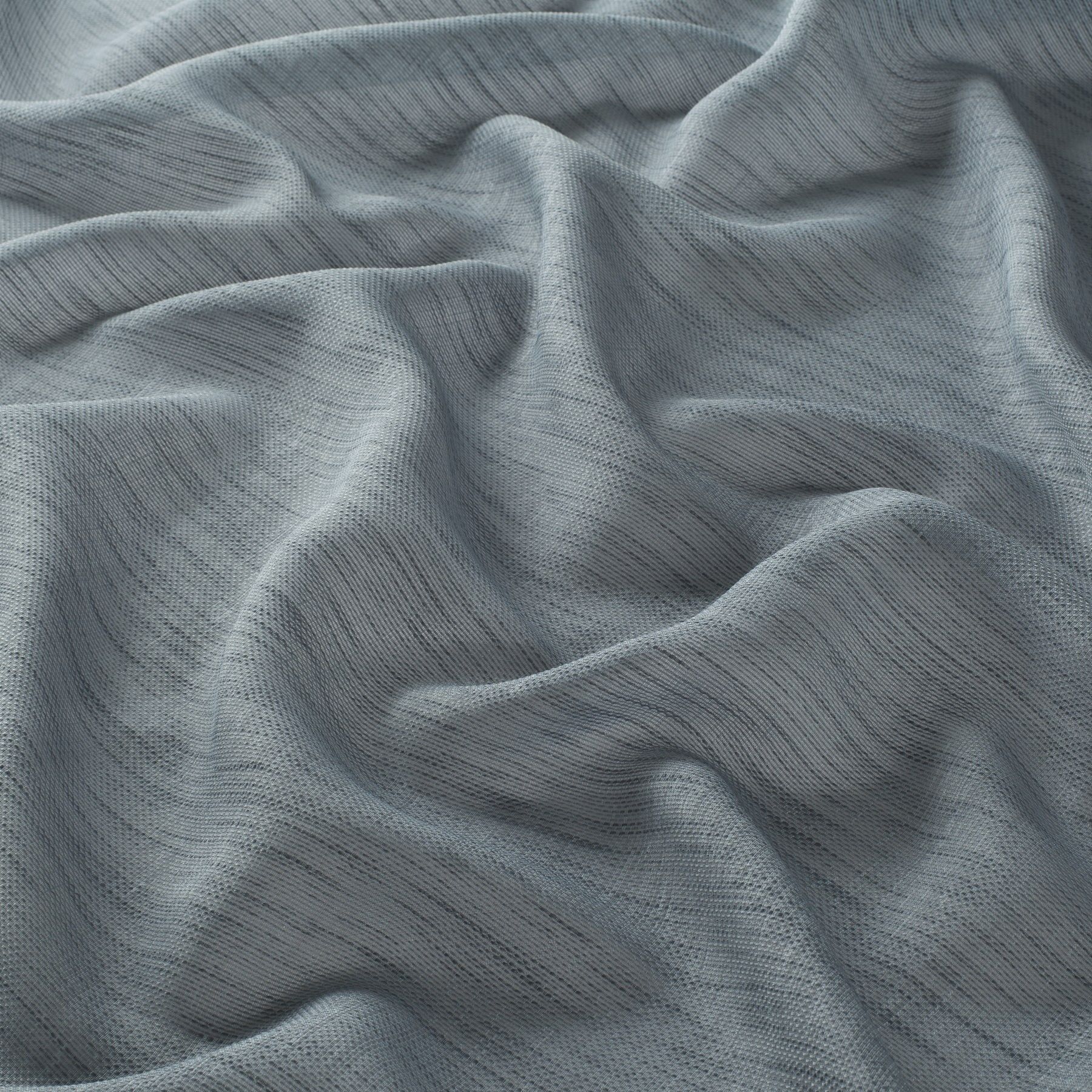 1 6911 051 Amari Gardinenstoff Halbtransparent Meterware Blau