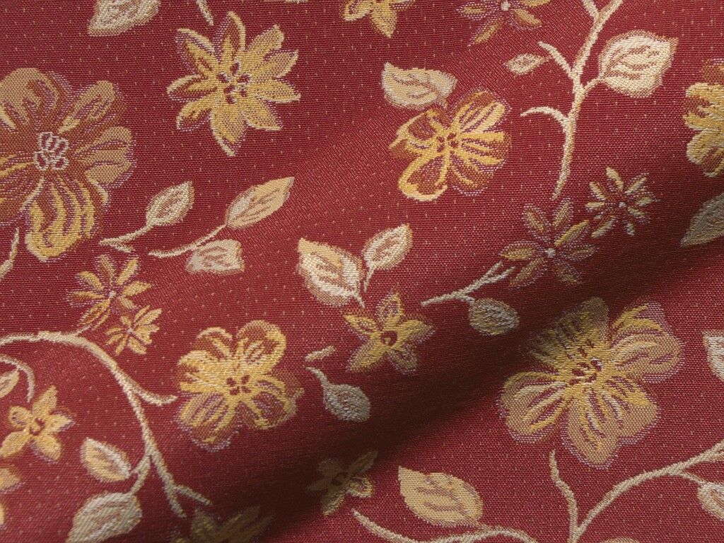 Bloma 271 Hoepke Polsterstoffe Blumen Rot