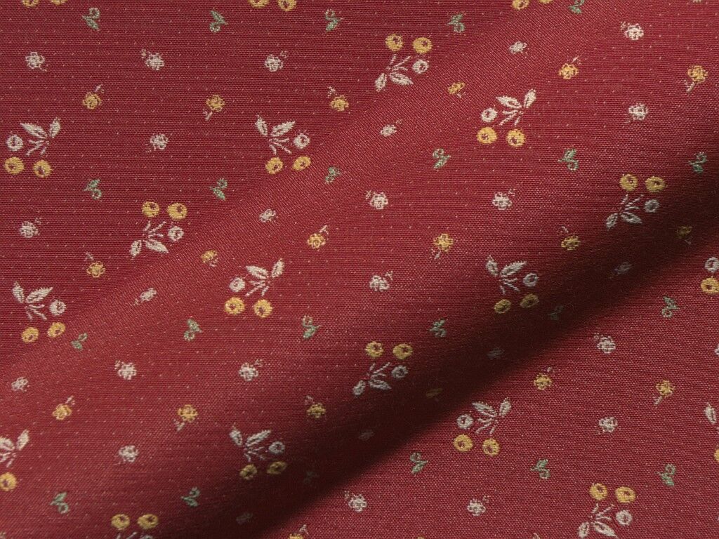 Calla 251 Hoepke Polsterstoffe Blumen Rot