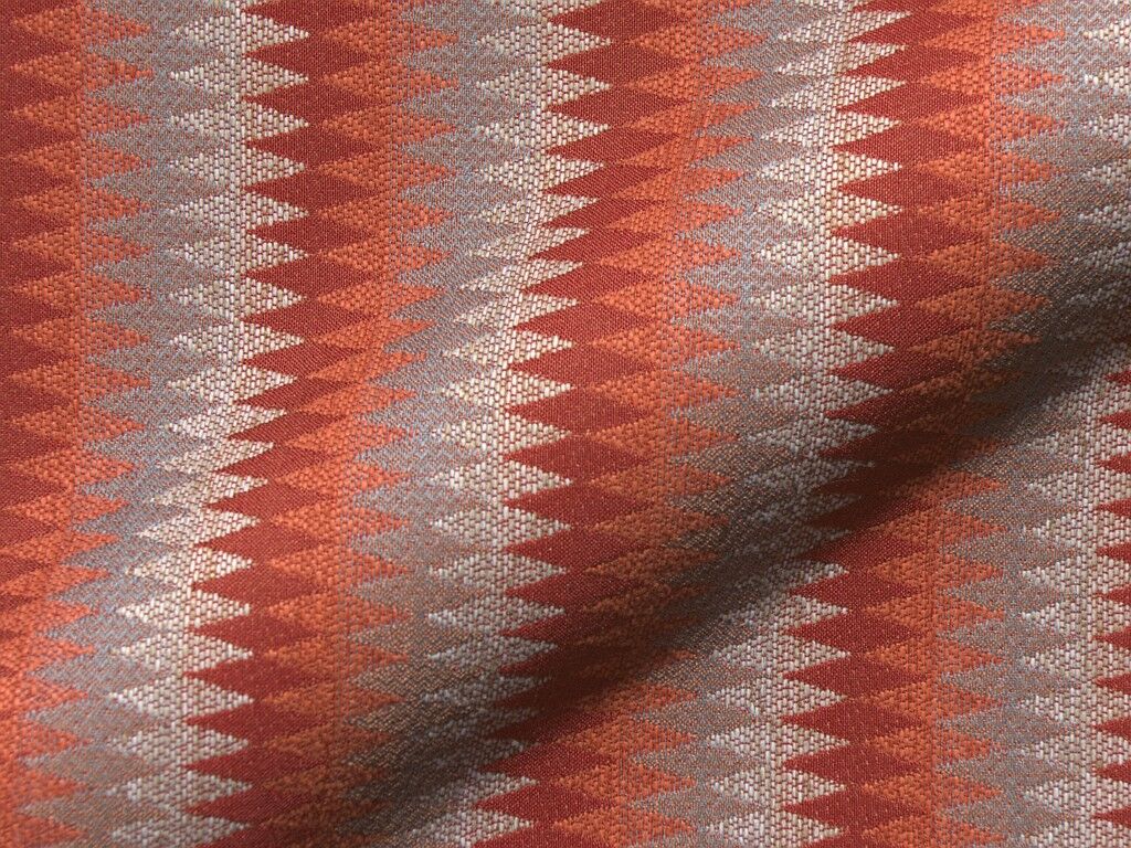 Mirano 215 Hoepke Polsterstoff Landhausstil Meterware Gemustert Rot