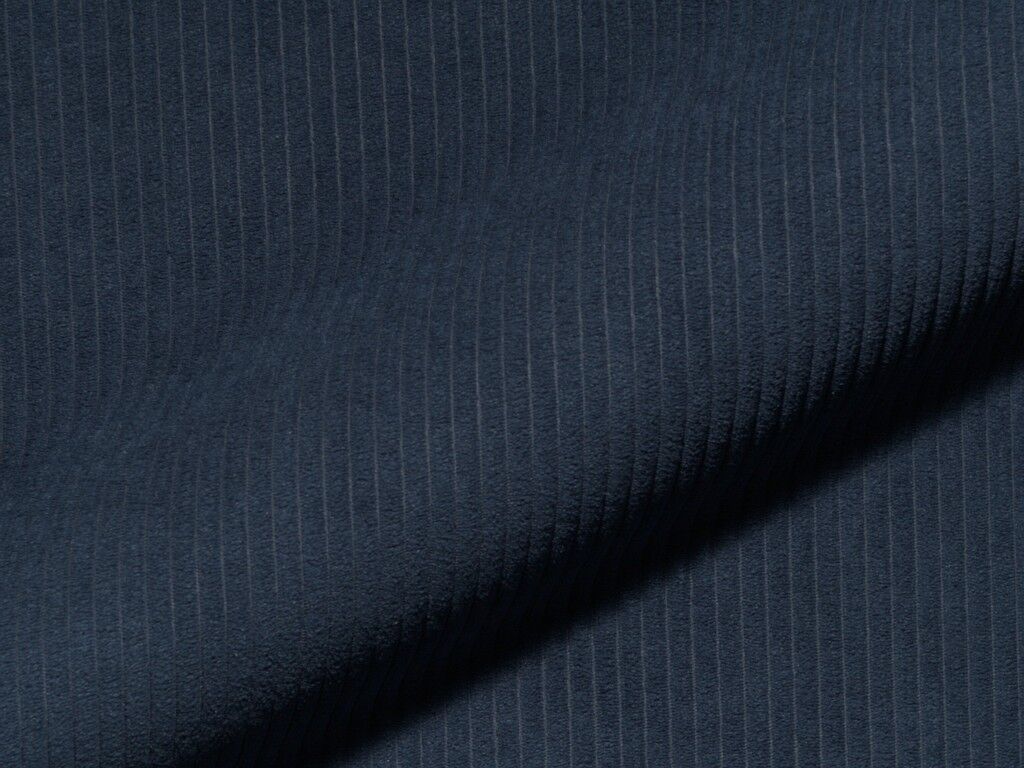 Aluna 254 Hoepke Polsterstoff Meterware Feincord Blau