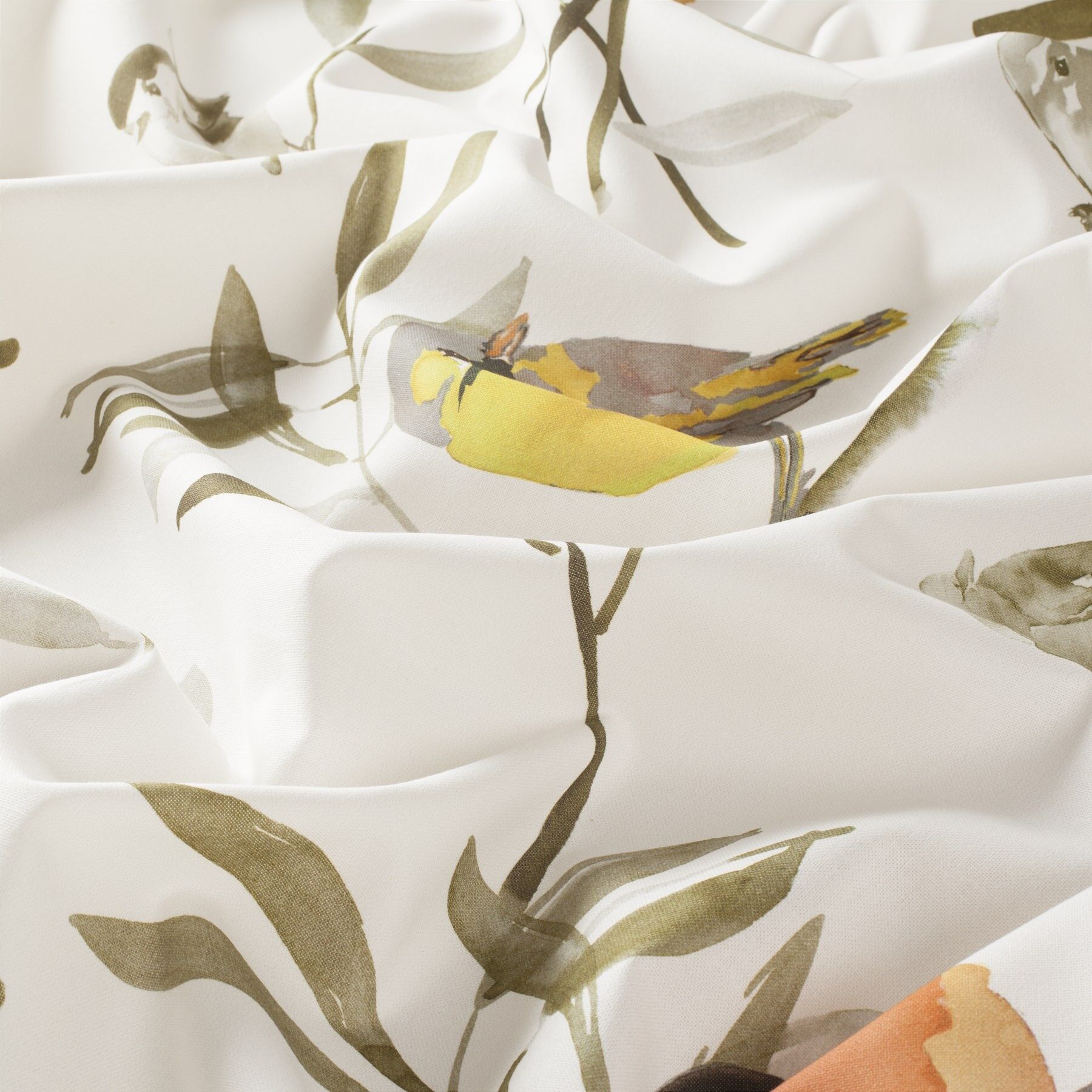 1 8888 070 Moniz Jab Vorhangstoff Meterware Gemustert Weiss